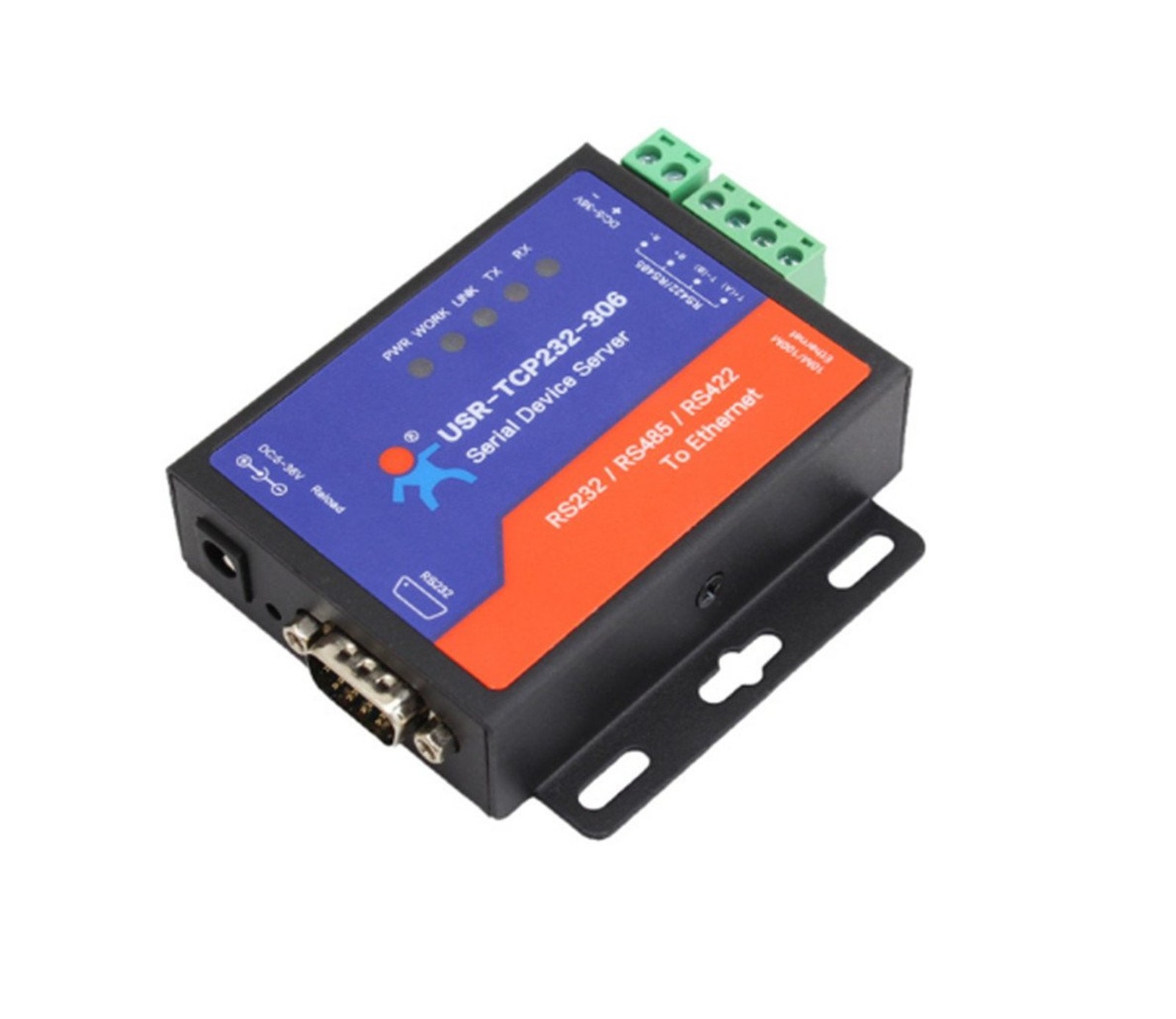 USR-TCP232-306 Serial to Ethernet Converter LAN Ethernet TCP/IP to RS232 RS48...