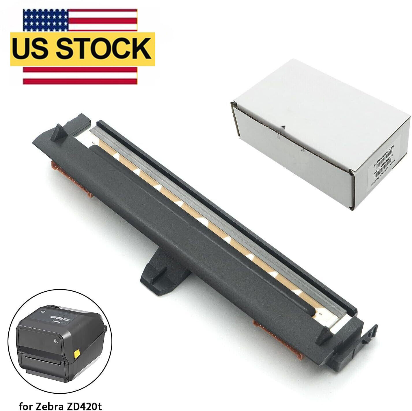 Printhead for Zebra ZD420T ZD620T  300dpi Thermal Printer P1080383-227