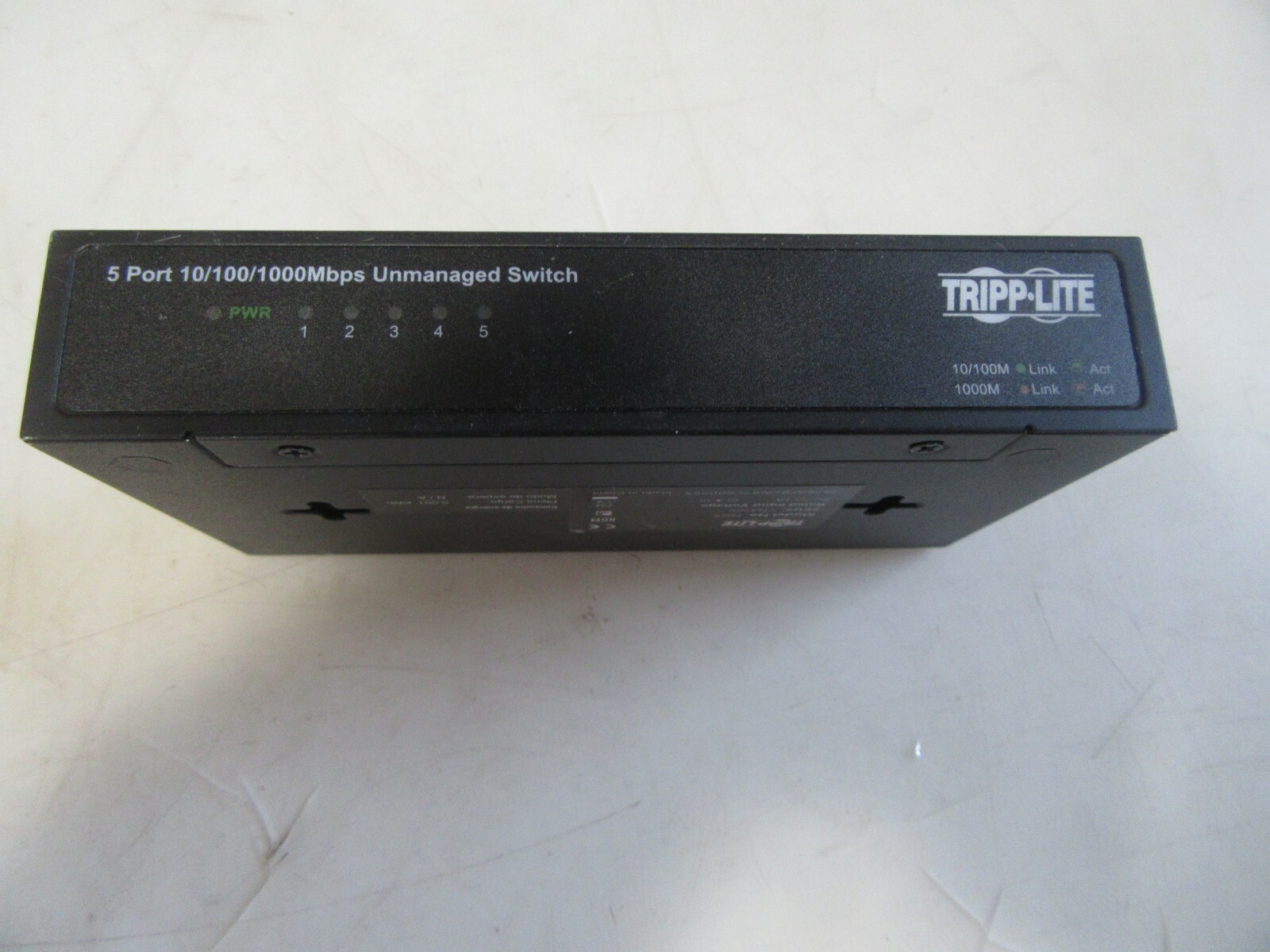 U87 TRIPP-LITE NG5 5 PORT UNMANAGED SWITCH  