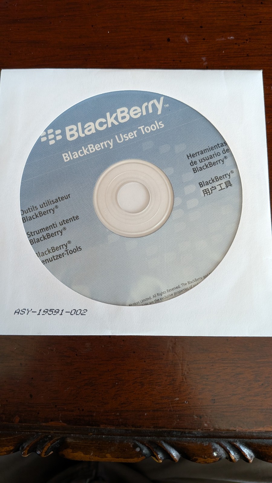BlackBerry User Tools 2006 CD ROM USA (ASY-19591-002) NEW