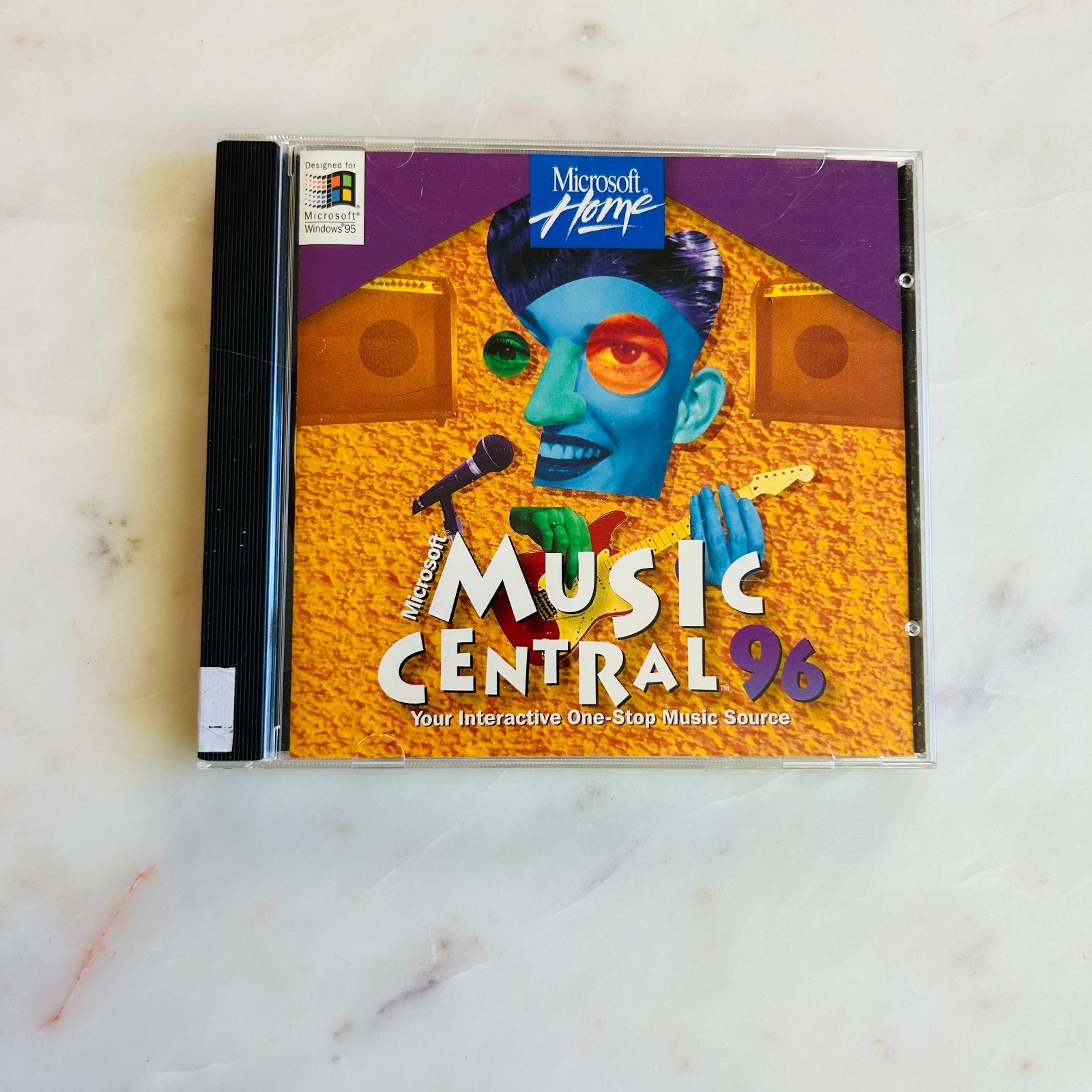 Microsoft Home Music Central One Stop Music Source for Windows 95 CD ROM