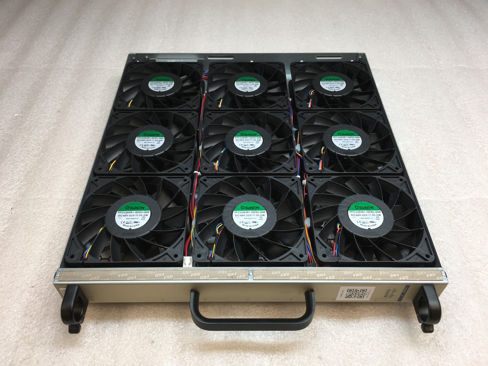 Cisco Catalyst C6807-XL-FAN Chassis 9 Fan Sunon 48V Tray Only