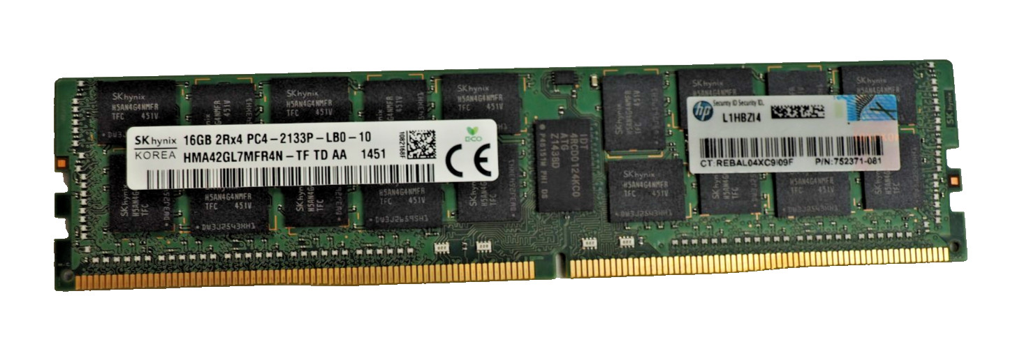 SK Hynix 16GB HMA42GL7MFR4N-TF 2Rx4 PC4-2133P ECC REG Server Memory RAM