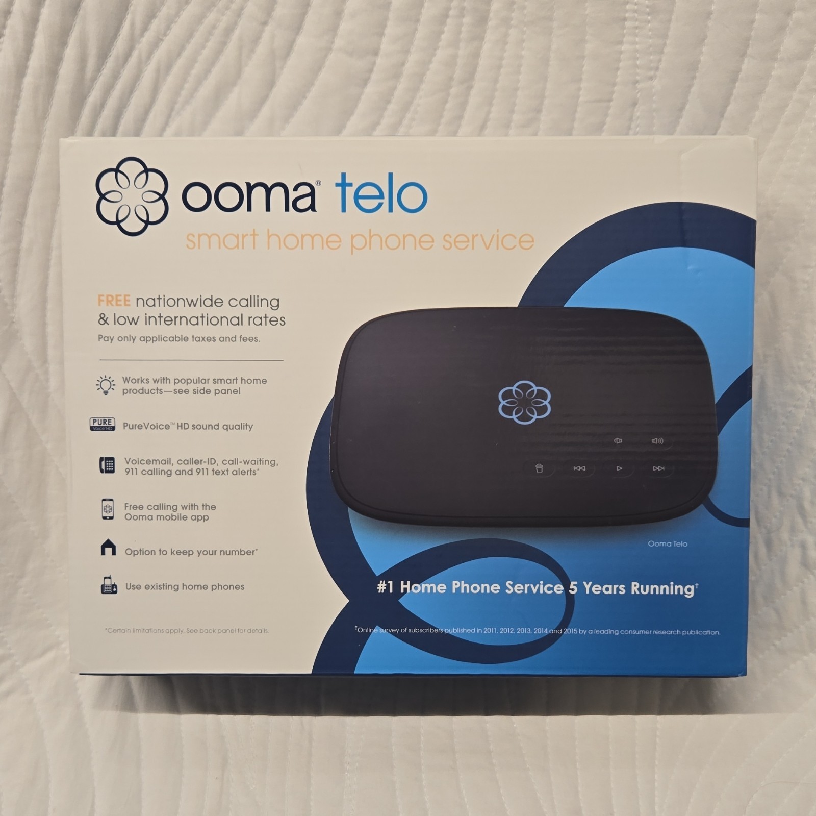 Ooma Telo Smart Home Phone Service New Unopened Sealed Box / NEW 