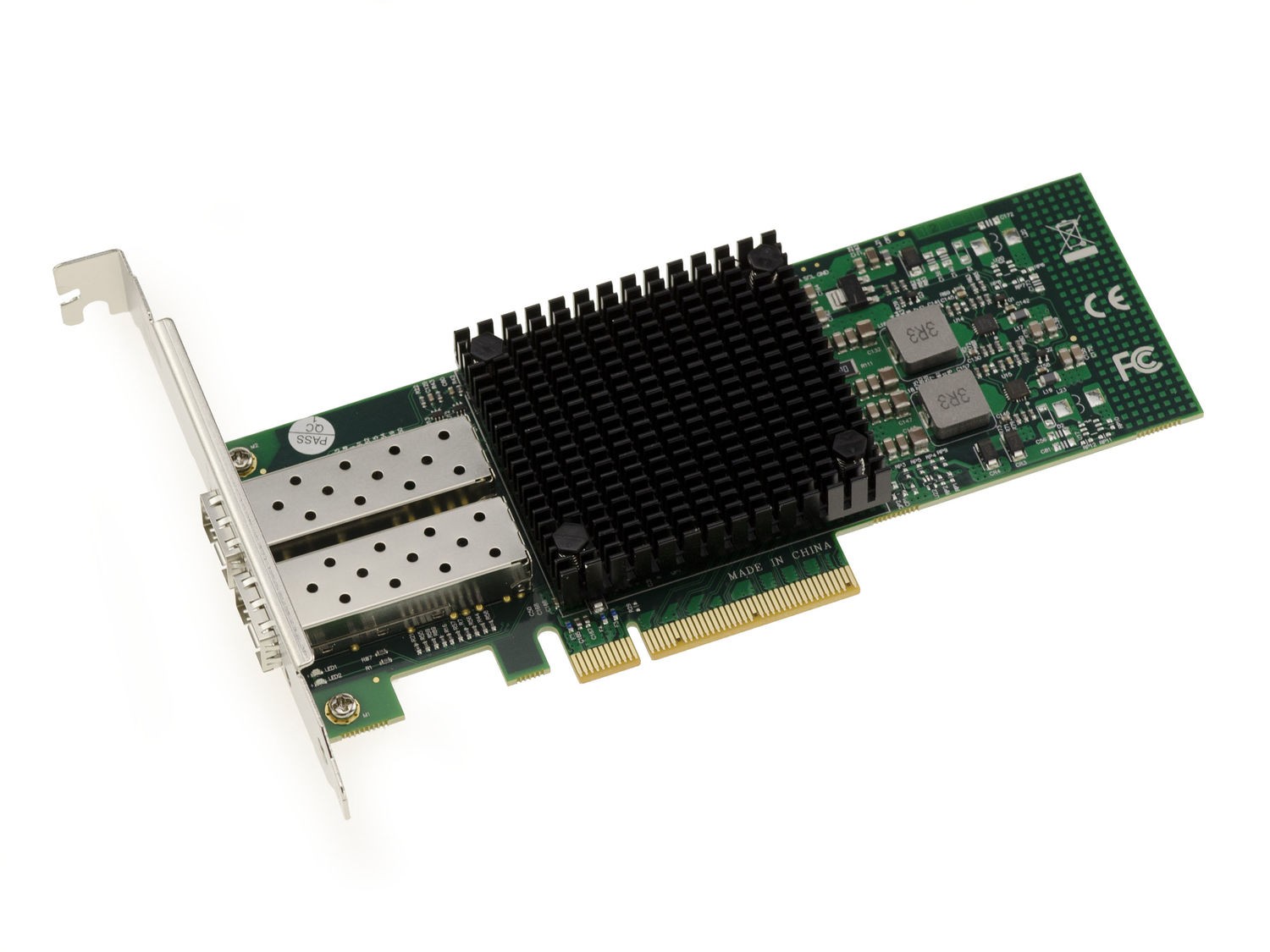 Pcie Network Lan 10G Fiber Sfp+ 2 Ports - Chipset Mellanox X-3 - 10Gbe Ethernet