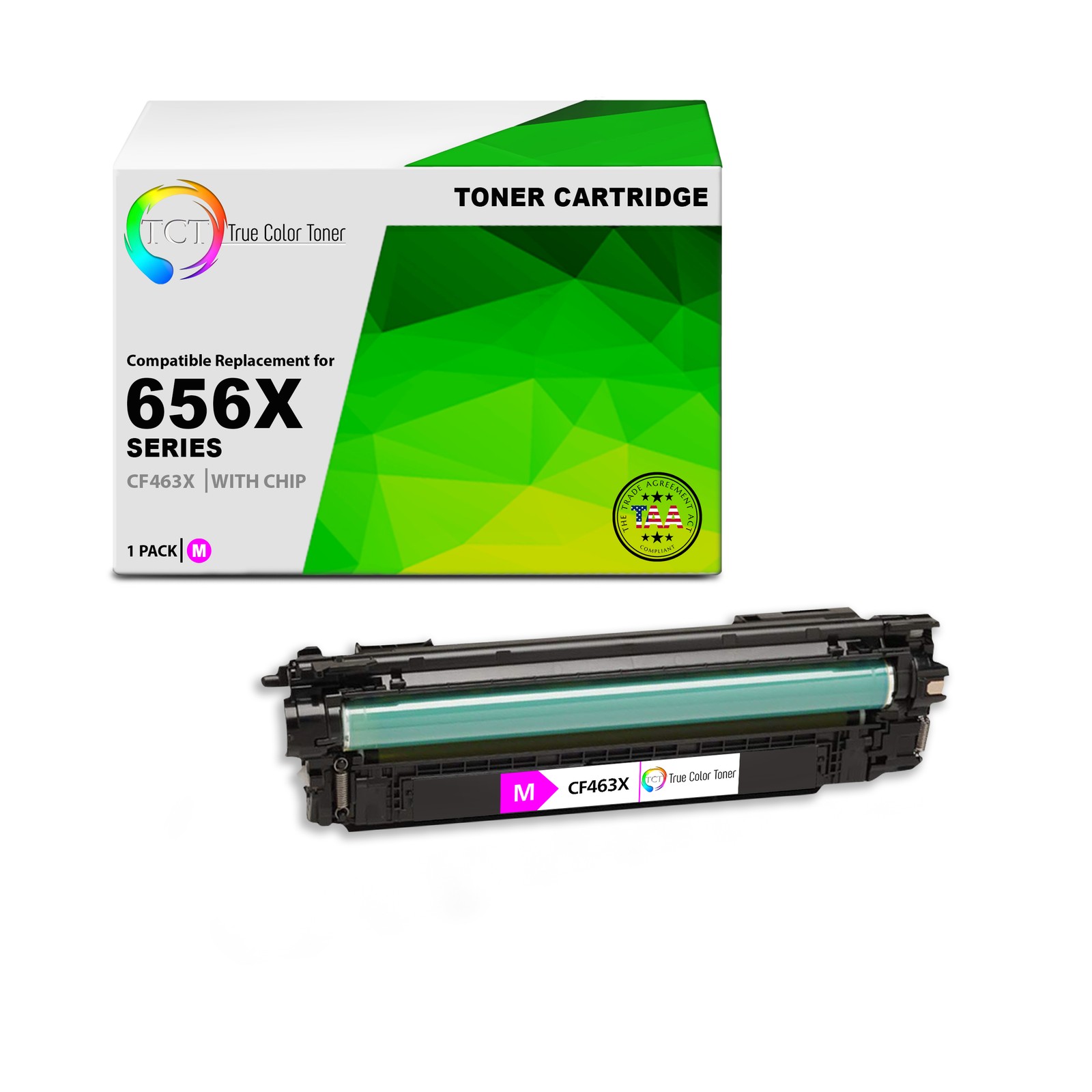 TCT CF463X TAA Compliant Toner Cartridge Replacement for HP CF463X - 656X
