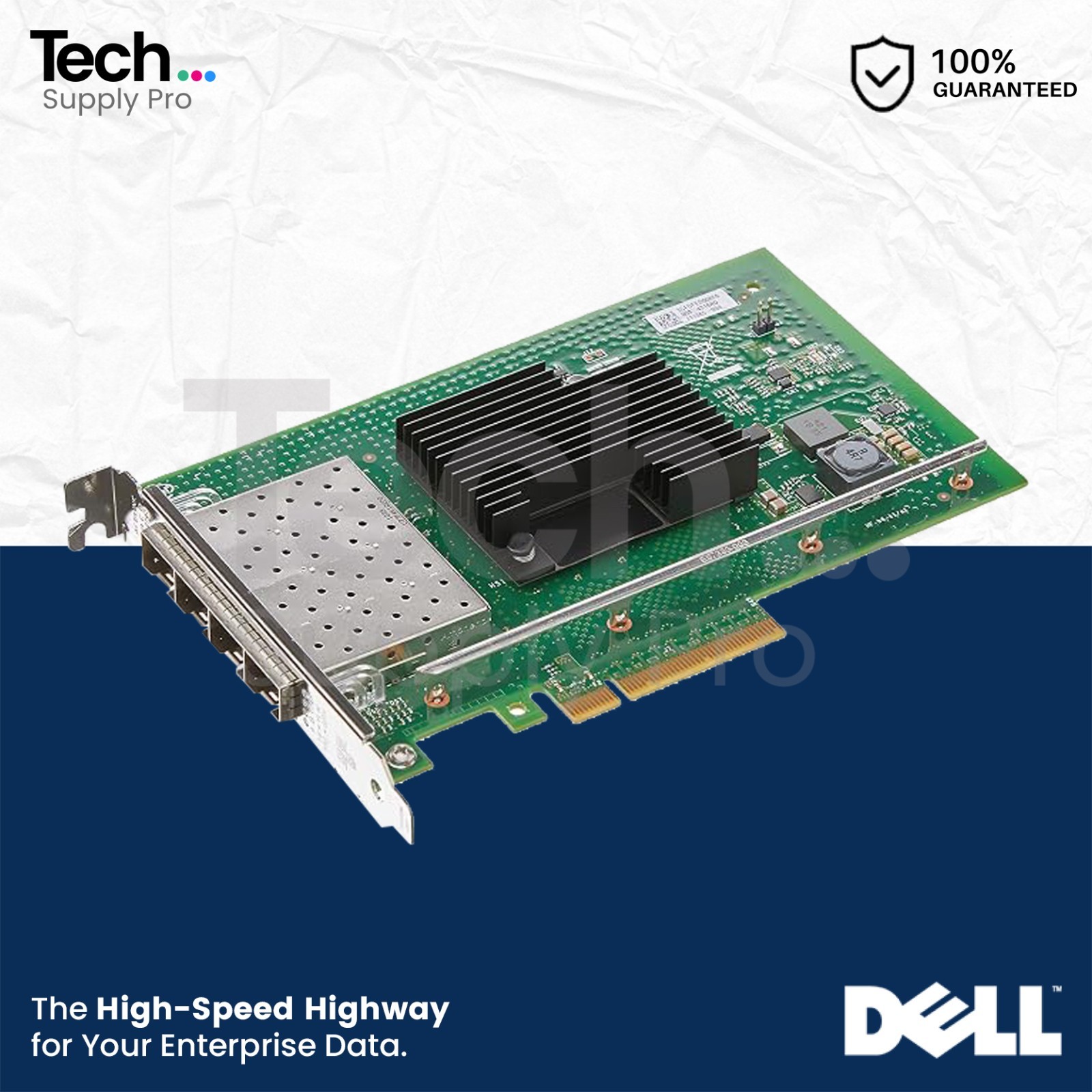 X710-DA4FH Dell Intel Quad-Port 10GB/s PCIe 3.0 x8 Converged Network Adapter