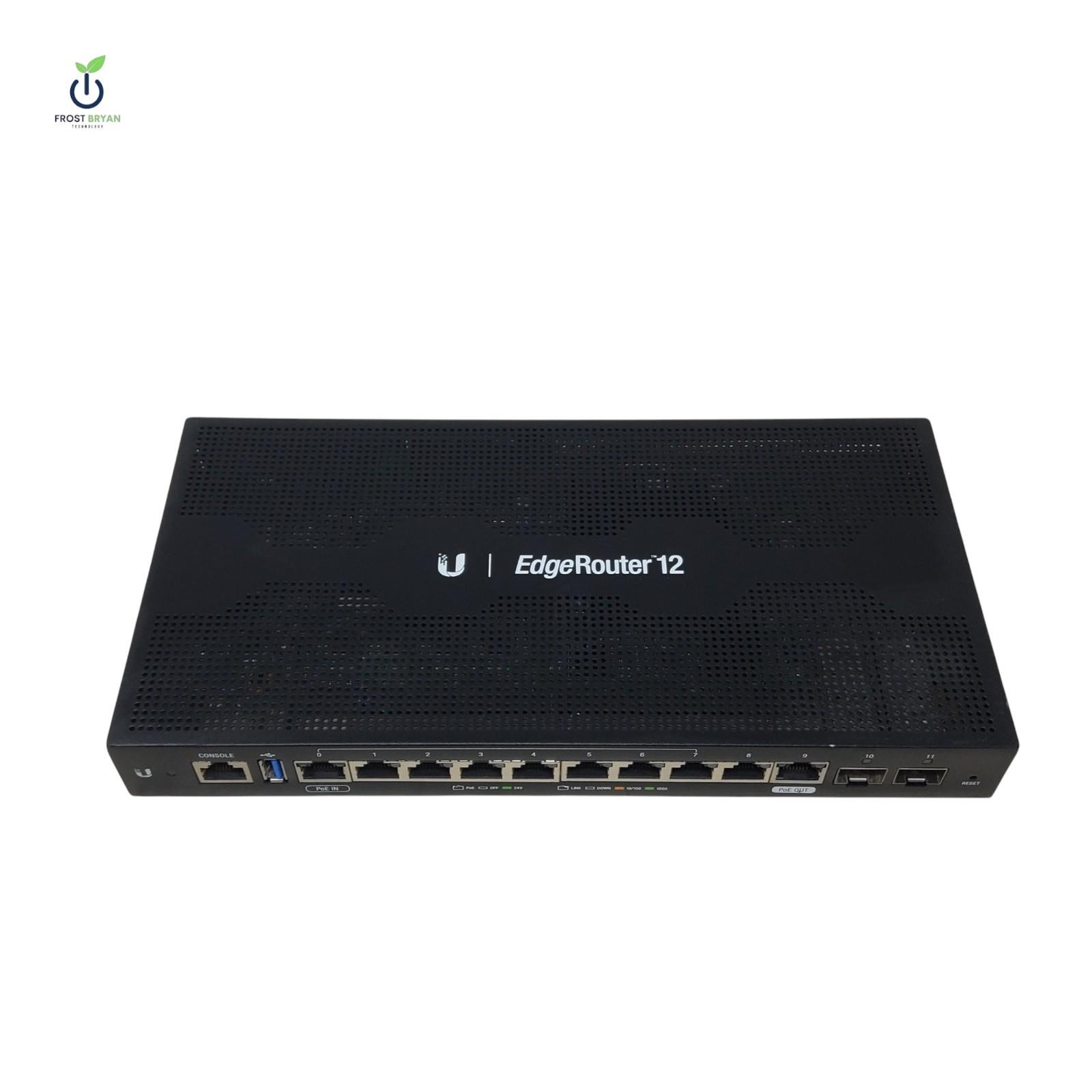 Ubiquiti EdgeRouter 12 ER-12 10-Port Gigabit Router 2x SFP