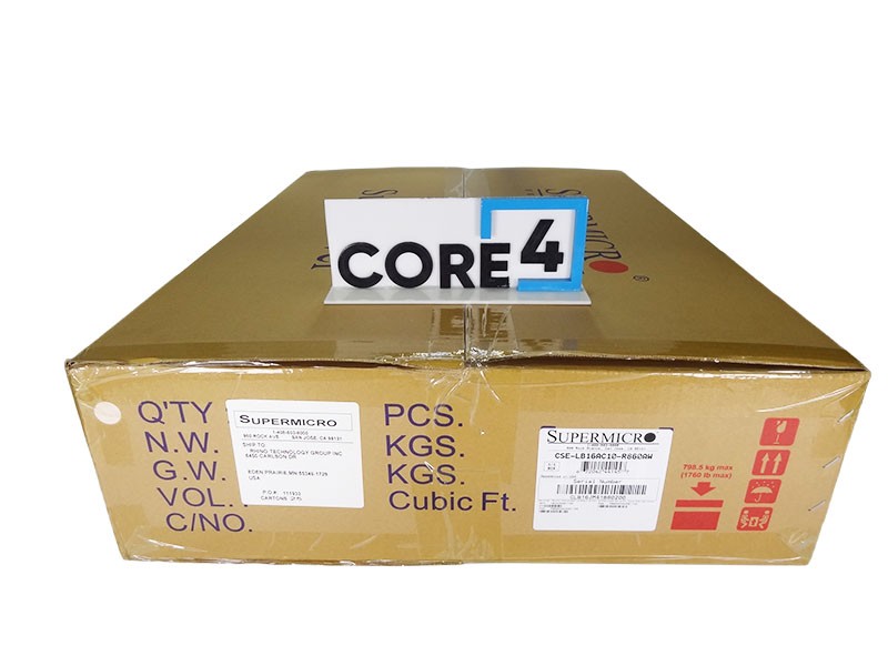 SUPERMICRO CSE-LB16AC10-R860AW 1U 10x2.5IN DUAL 860W RACKMOUNT SERVER *New*