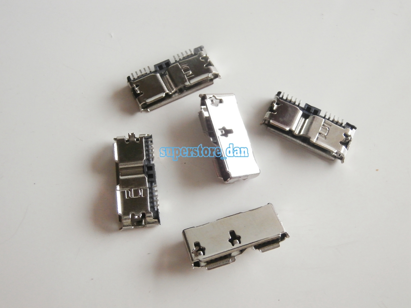 10Pcs Micro USB 3.0 Female Type B 10 Pin SMT Socket 11.3mm  for repair mobile pc