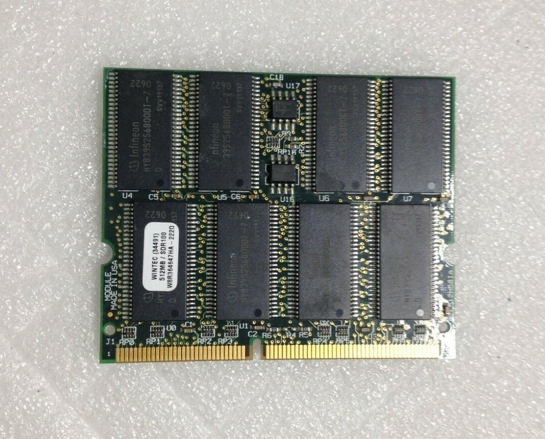 Wintec W8R364647HA-222Q 512 MB 2RX8 SDR100 Used tested