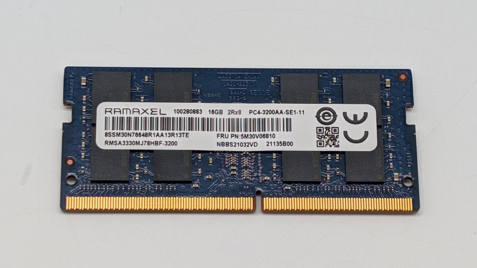 Ramaxel 16GB 5M30V06810 DDR4-3200 2Rx8 Lenovo - Ships Free