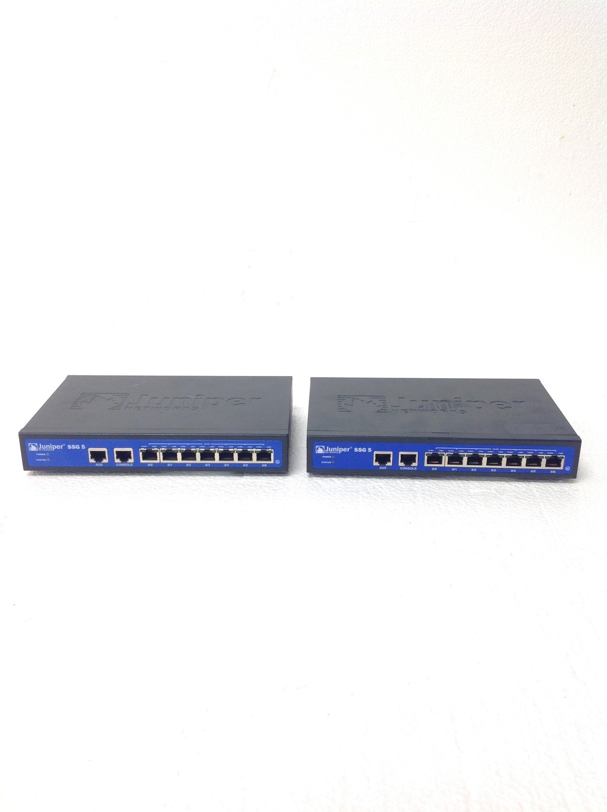 Lot Of 2 Juniper Networks SSG5 7-Port Firewall Security Gateway Router, No AC