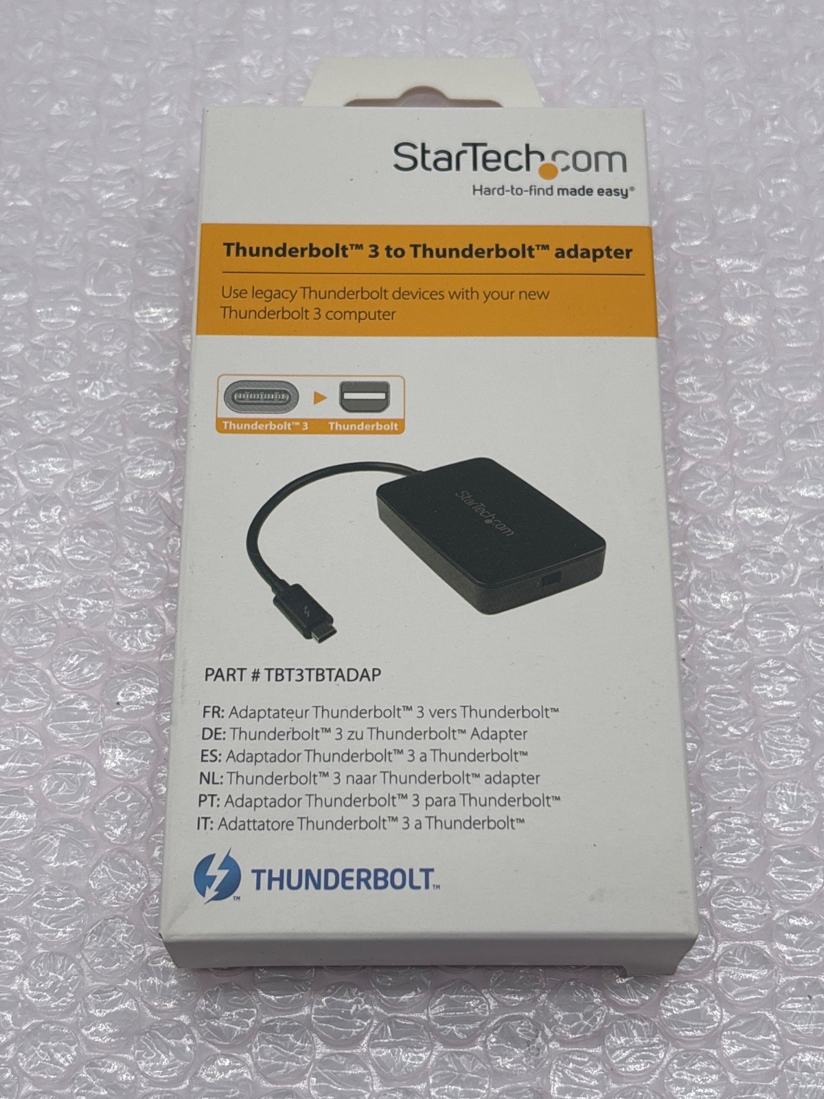 StarTech TBT3TBTADAP Thunderbolt 3 to Thunderbolt 2 Adapter New Sealed