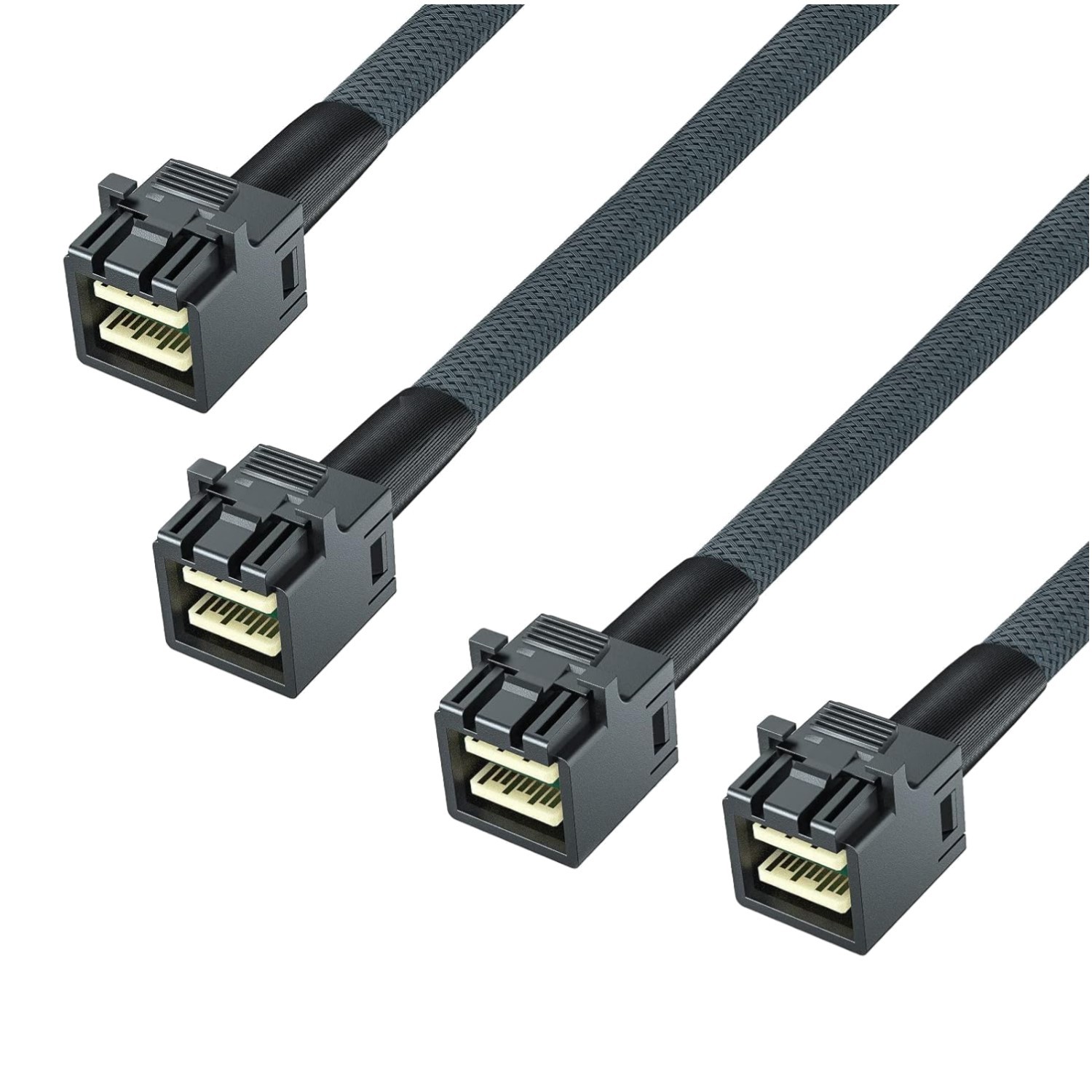 Dual Pack of 12G SFF-8643 Internal MiniSAS Cables - High-Performance Solutions