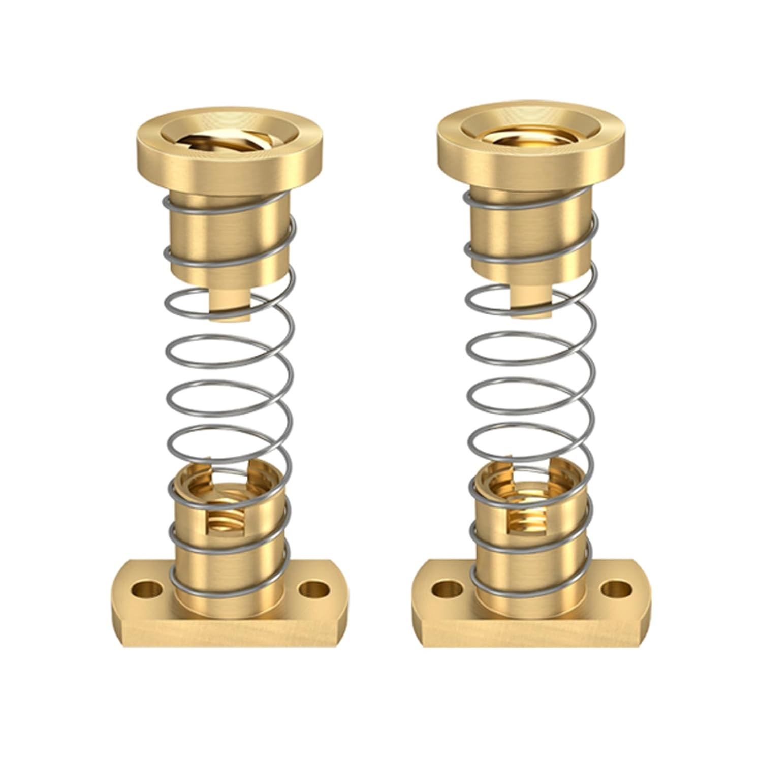 2Pcs T8 anti Backlash Spring Loaded Nut Elimination Gap Nut Z-Axis for Upgrade E