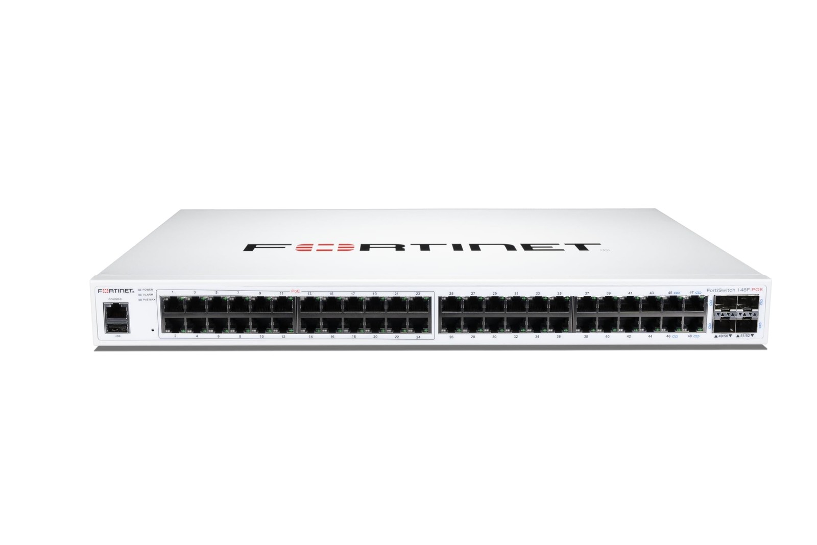 Fortinet FortiSwitch 148F-POE L2+ Management Switch with 370W PoE FS-148F-POE