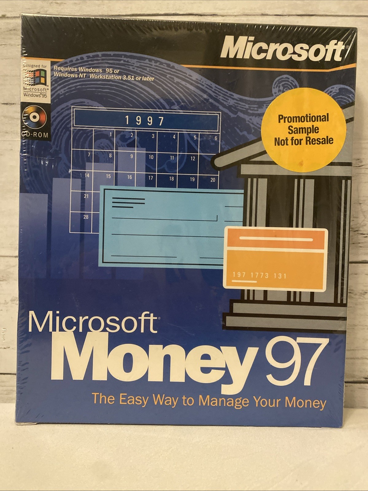 Microsoft Money 97 PC CD ROM Box New SEALED
