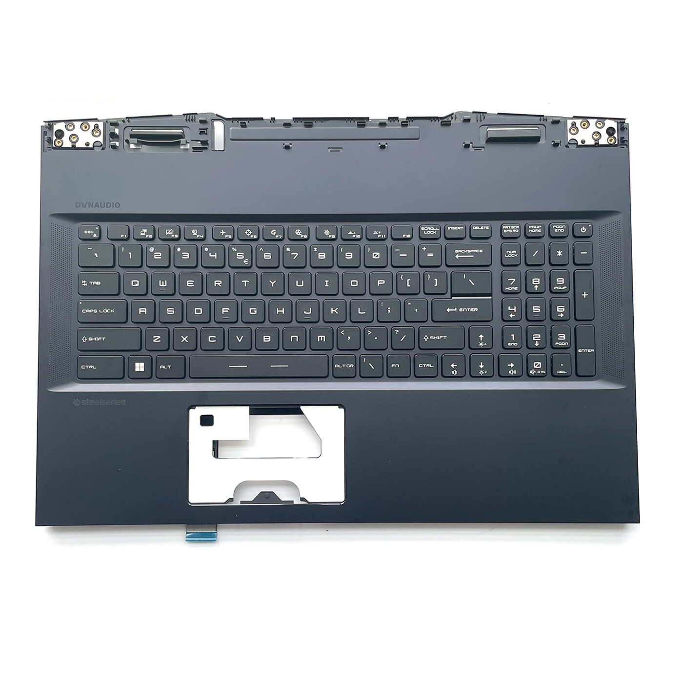 For MSI Ge76 Upper Case Palmrest Cover Keyboard Full Colorful Backlit US