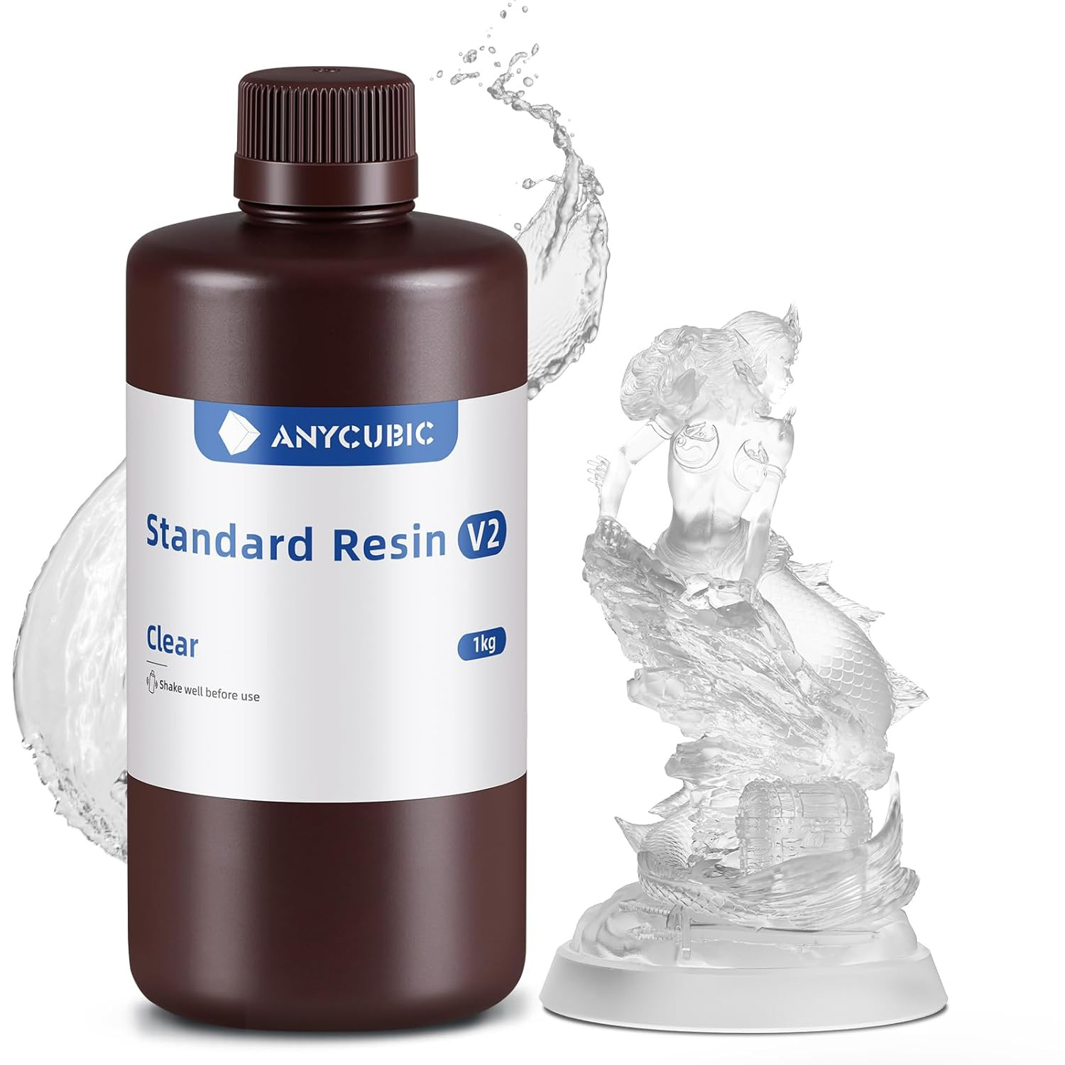 ANYCUBIC 1KG Standard Resin V2 Upgrade 405nm Resin For LCD Resin 3D Printer