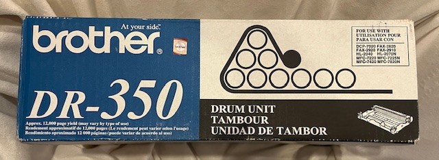 Genuine Brother DR-350 Drum Unit - N.I.B., OEM