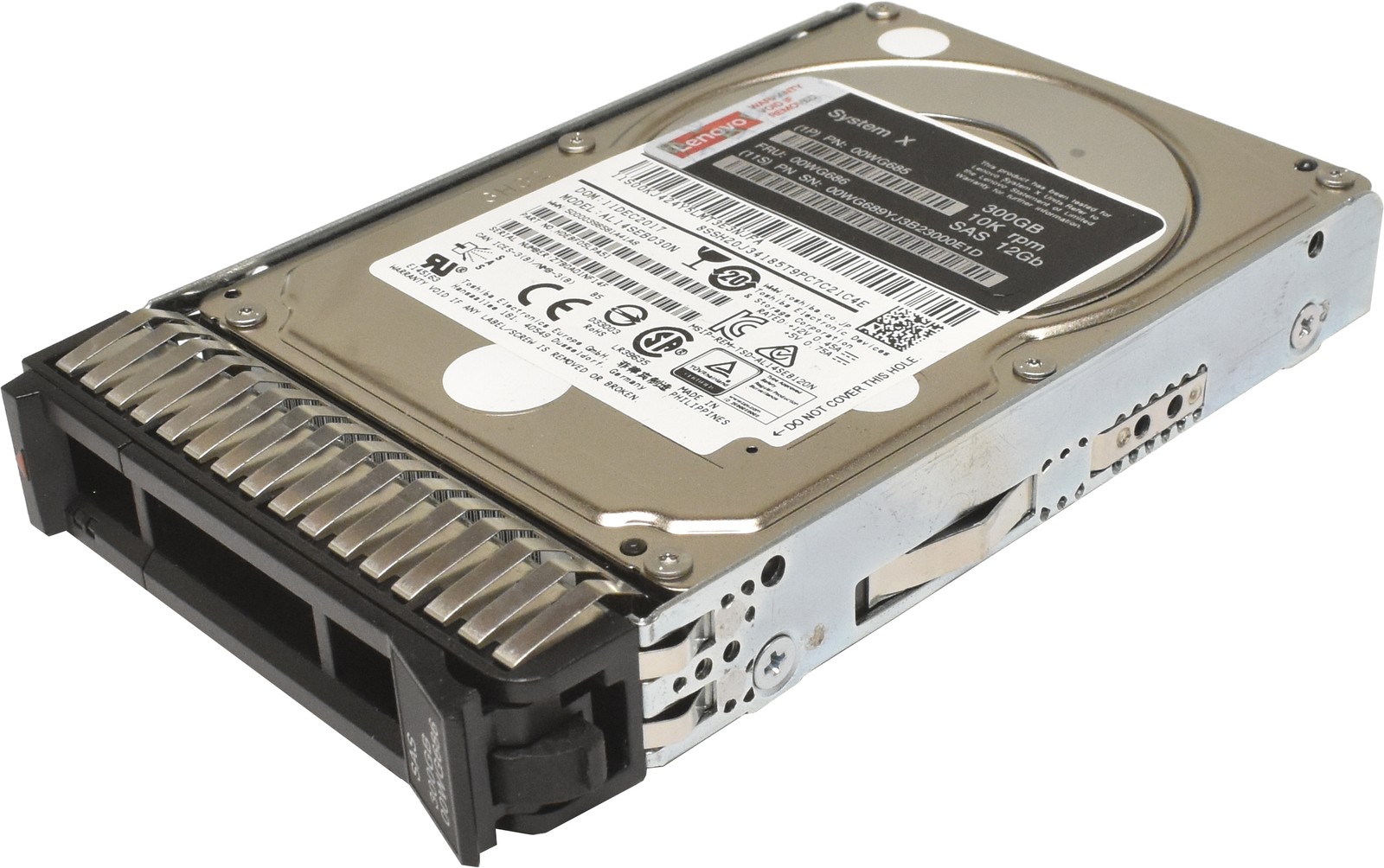 IBM Lenovo Toshiba 300GB 2.5" 10K 12G SAS HDD Hard Drive AL14SEB030N 00WG686 