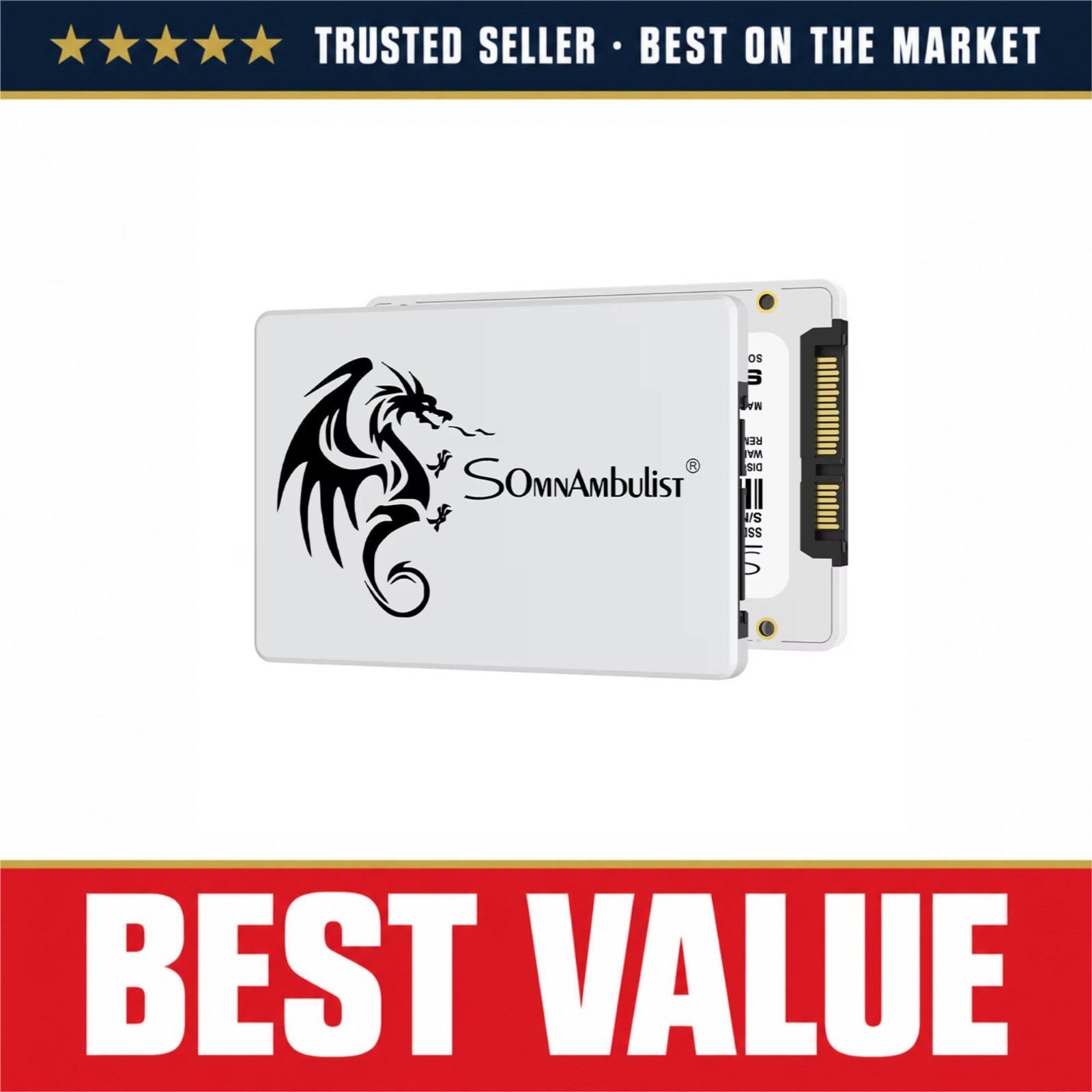 SomnAmbuList 2.5" Internal SSD SATA III 64GB-512GB for Laptop Desktop