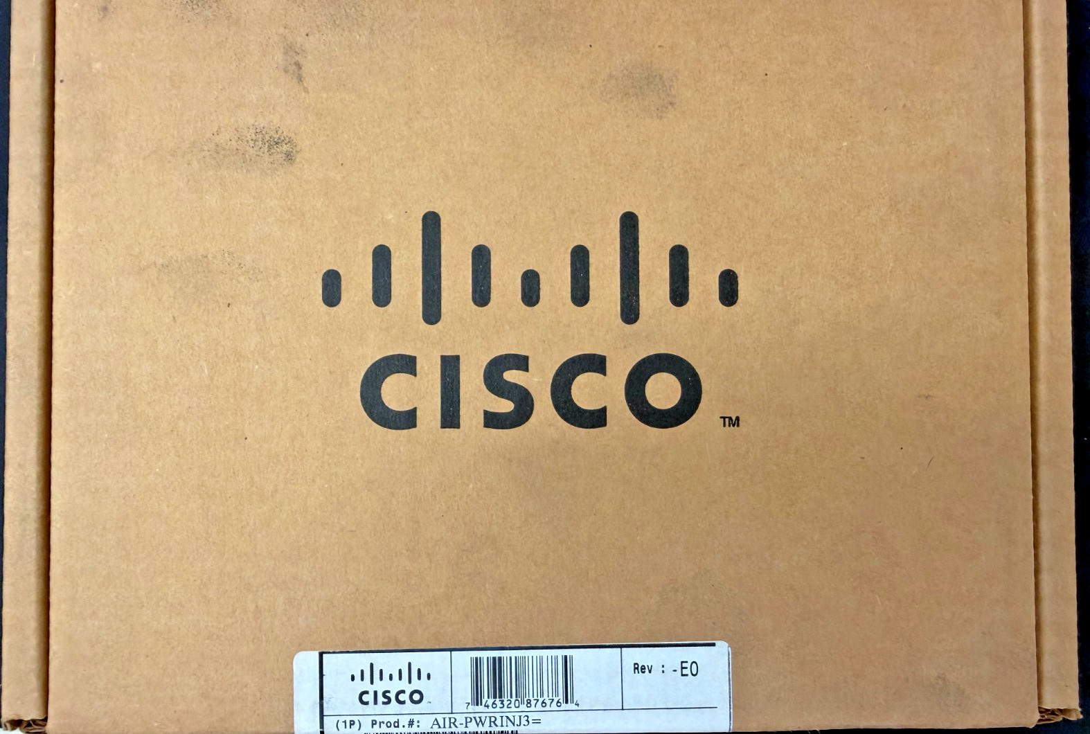 Cisco AIR-PWRINJ3= Aironet Power Injector New Sealed Unopened Box