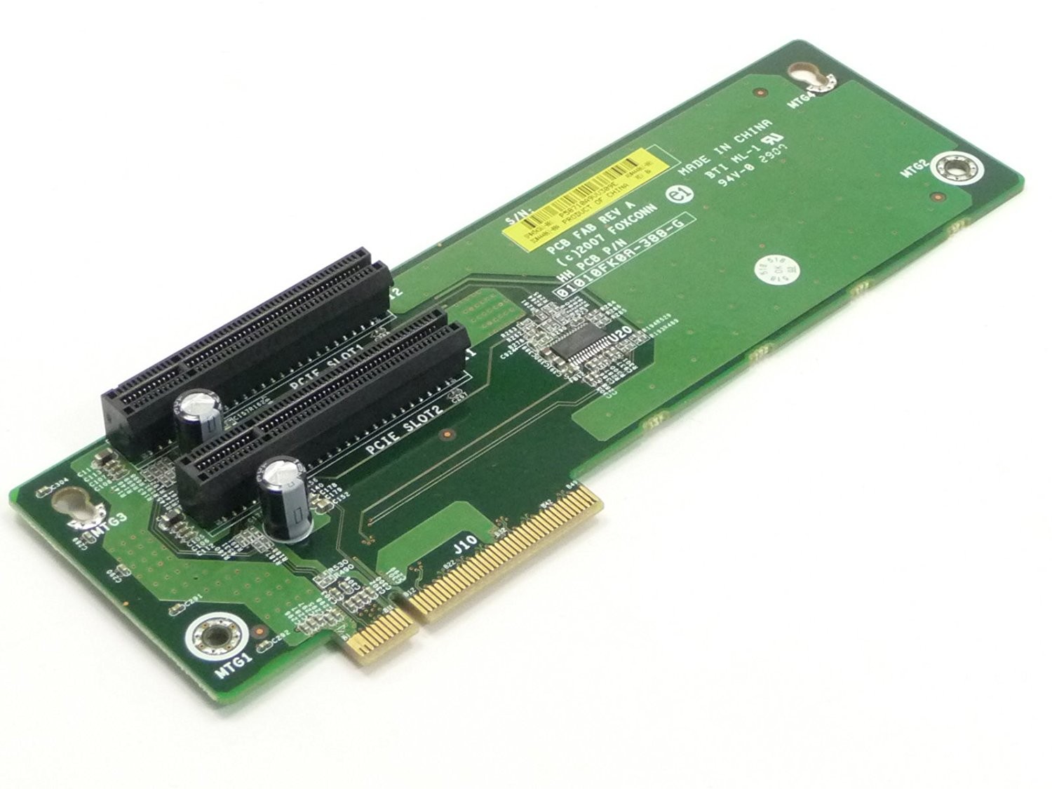 HP 454361-001 Intel 2X4 FH/FL PCI-e Riser Board f?r ProLiant DL180 DL185 G5 Test
