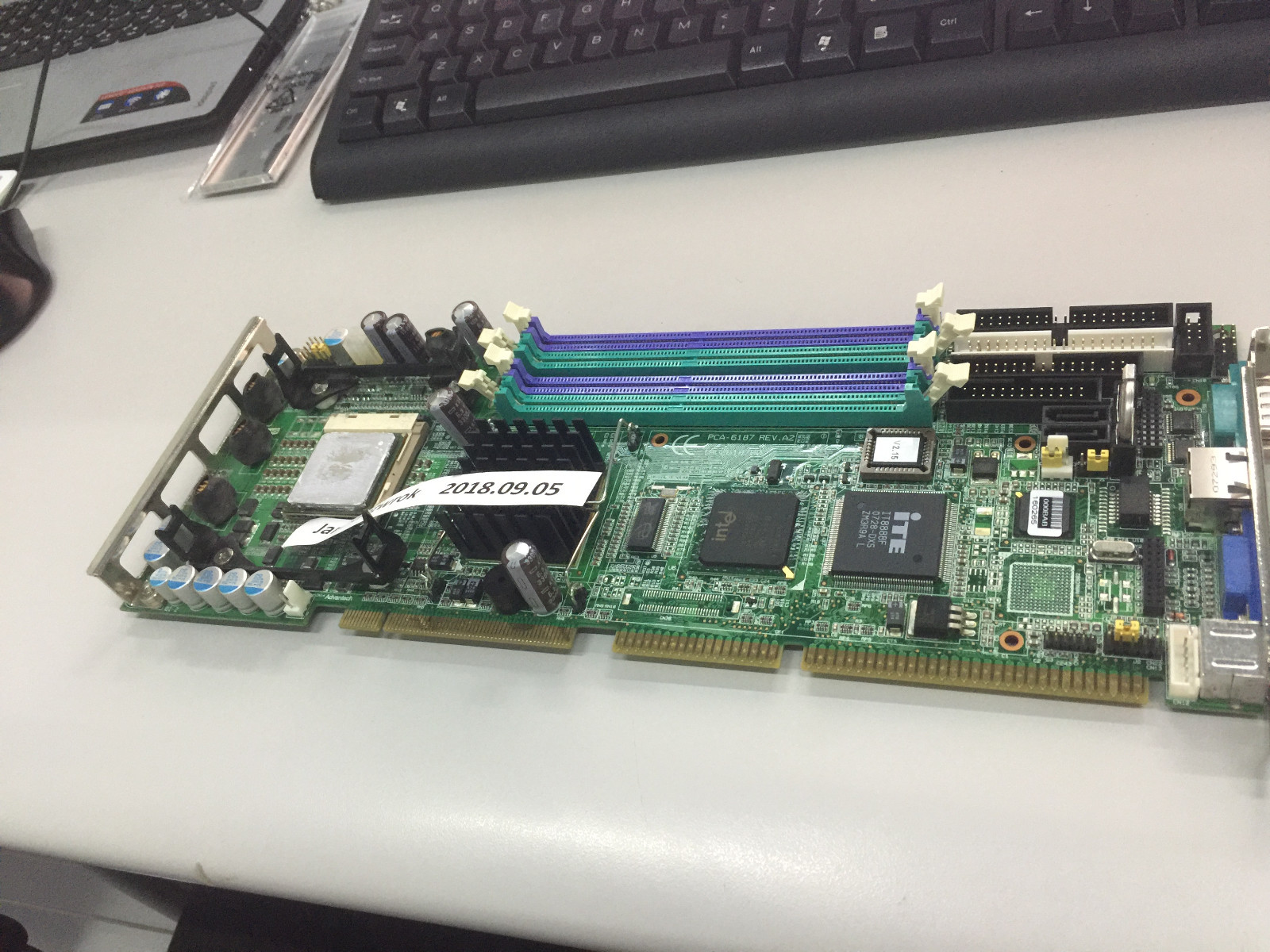 100% TEST PCA-6187 REV.A2 With Warranty (by DHL/Fedex Fast delivery)