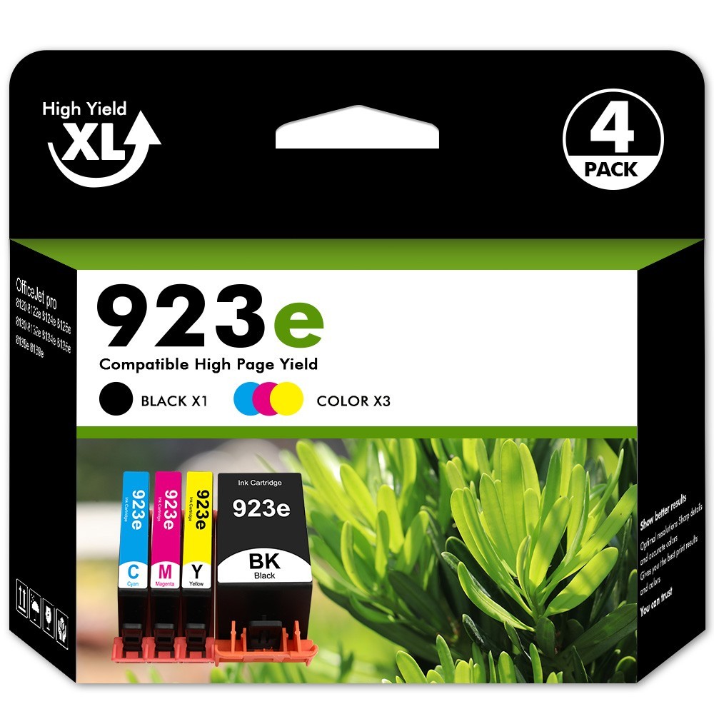 923e Ink Compatible for HP 923 OfficeJet 8120 8122e 8130 8134e 8135e 8138e 8139e