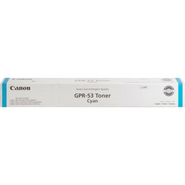 Sealed Genuine Canon GPR-53 Cyan Toner Cartridge