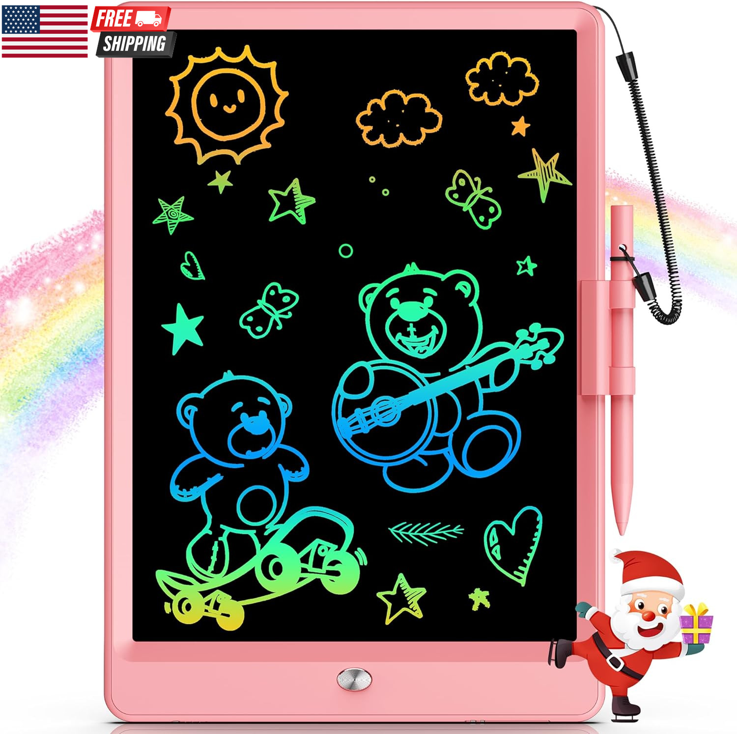 10 Inch LCD Writing Tablet for 3-8 Year Olds - Electronic Drawing Pad and Doodle