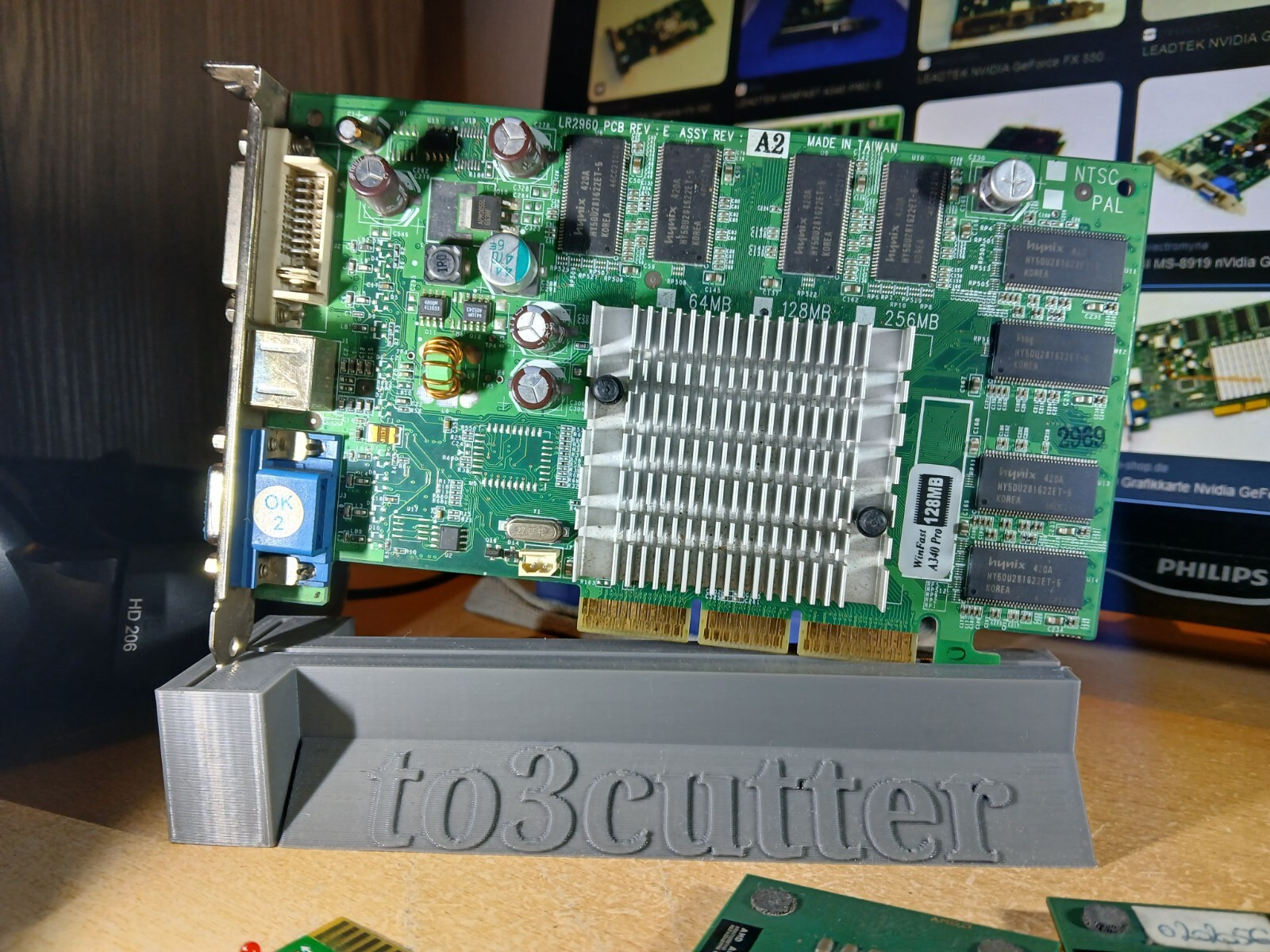 Vintage - LEADTEK Winfast A340 PRO nVidia FX5500 - GREAT BUDGET RETRO AGP CARD