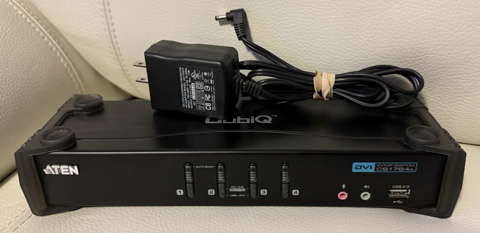 Aten CubiQ 4 Port DVI-D KVMP with USB 2.0 peripheral sharing
