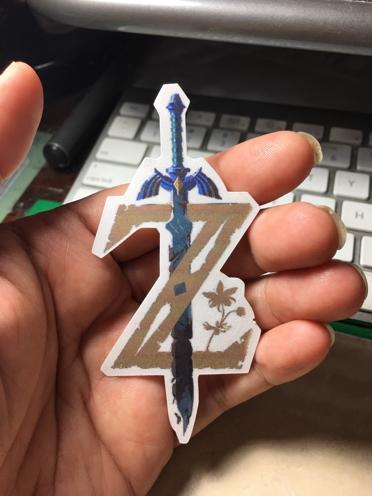The Legend Of Zelda Breath Of The Wild Nintendo Waterproof Laptop Sticker