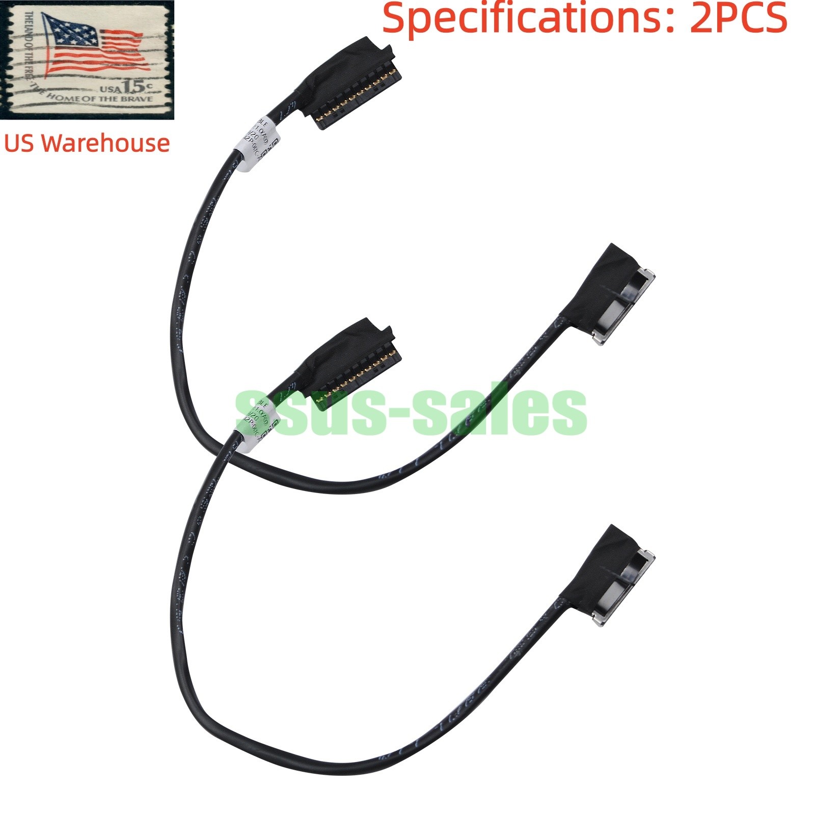 2pcs For Dell 7400 E7400 7300 E7300 Battery Flex Cable DC02003AW00 VVFNX 0VVFNX