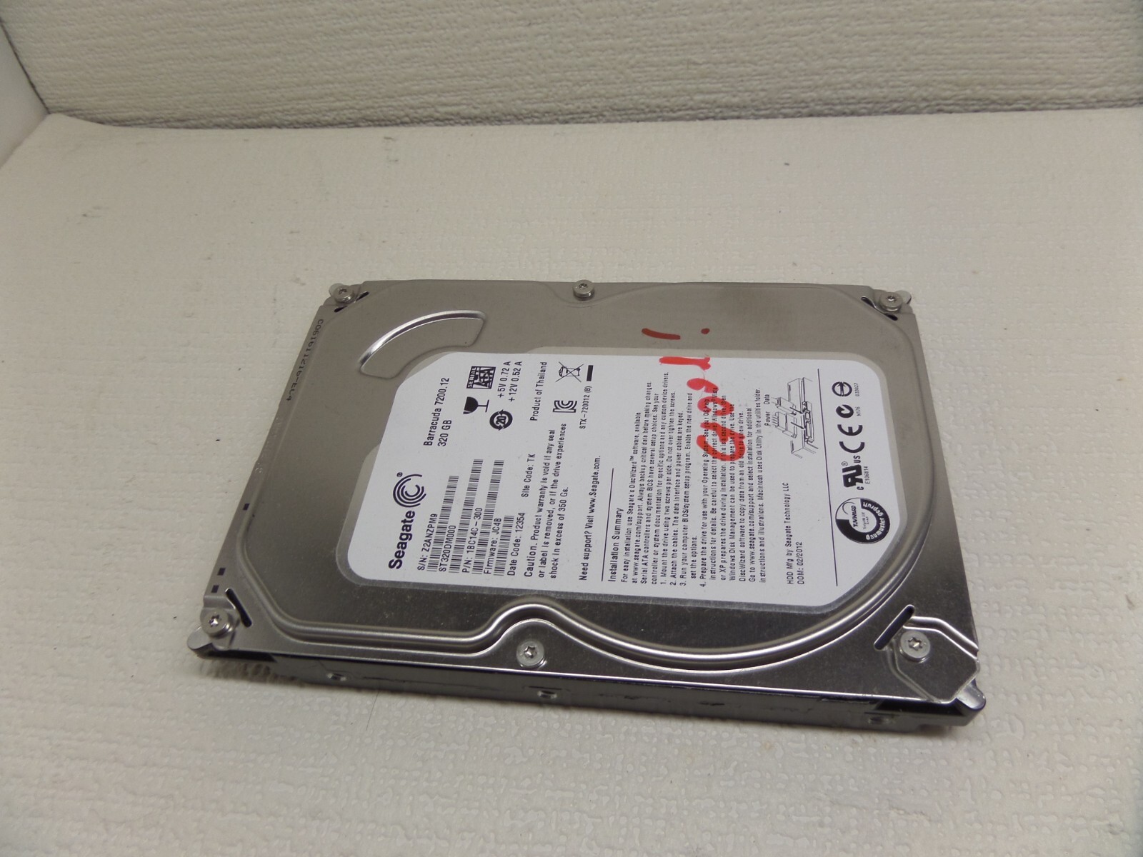 SEAGATE ST320DM000, 320GB 3.5" INTERNAL HARD DRIVE Desktop HD