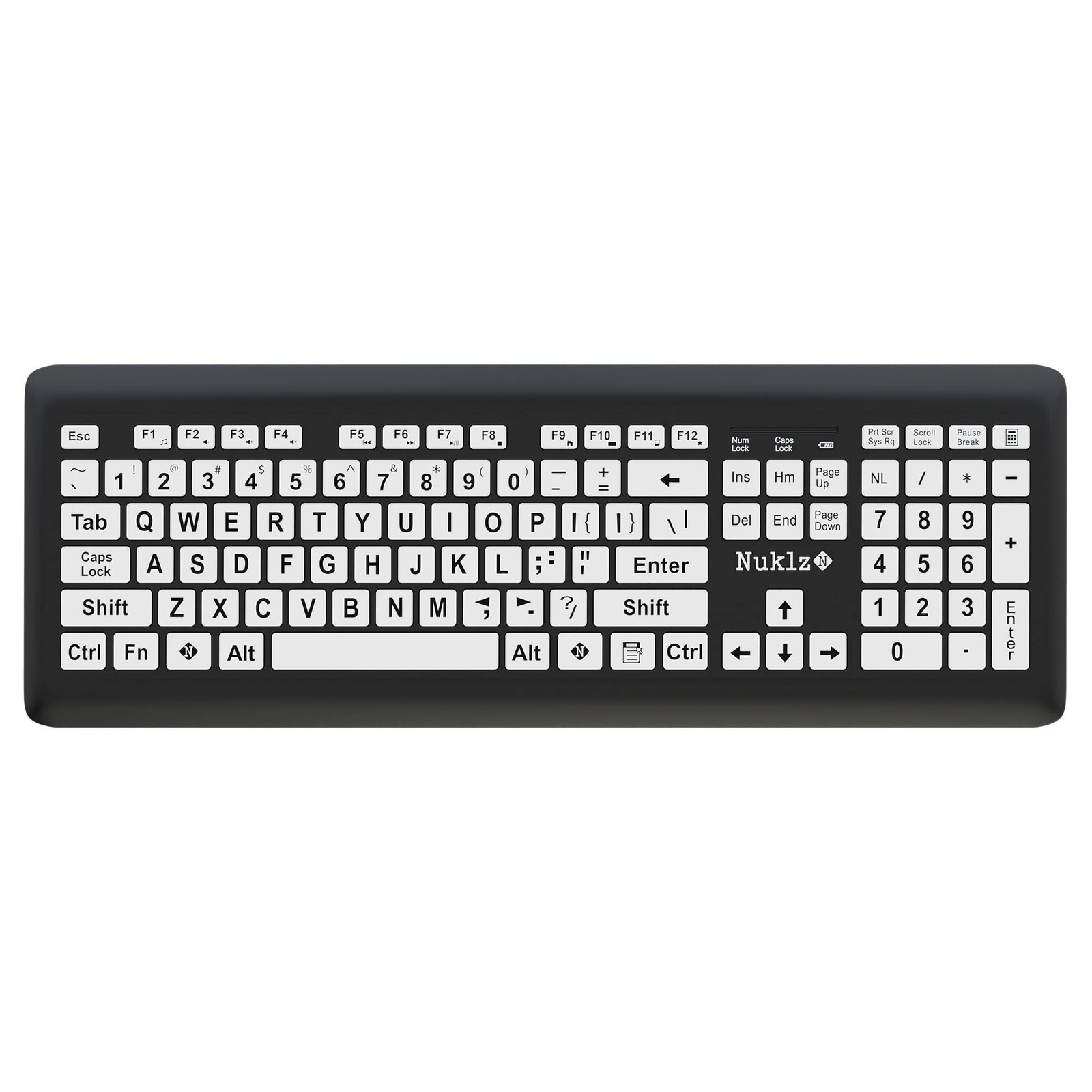 Magnus 325 | Wireless Large Print Computer Keyboard High Contrast Set 1 PCS