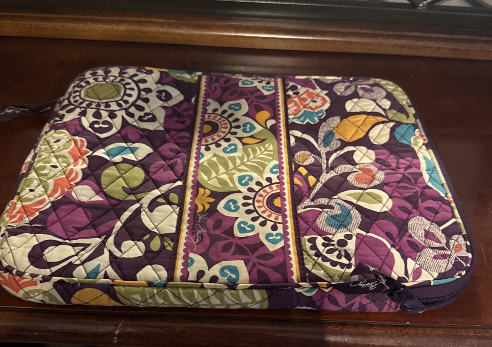 Vera Bradley Plum Crazy Laptop Case 14x11 
