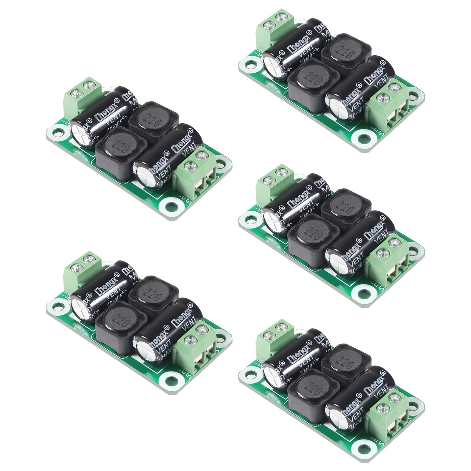 5pcs Power Supply Module 0-50V 4A DC Power Supply Filter Board Class D EMI Su...