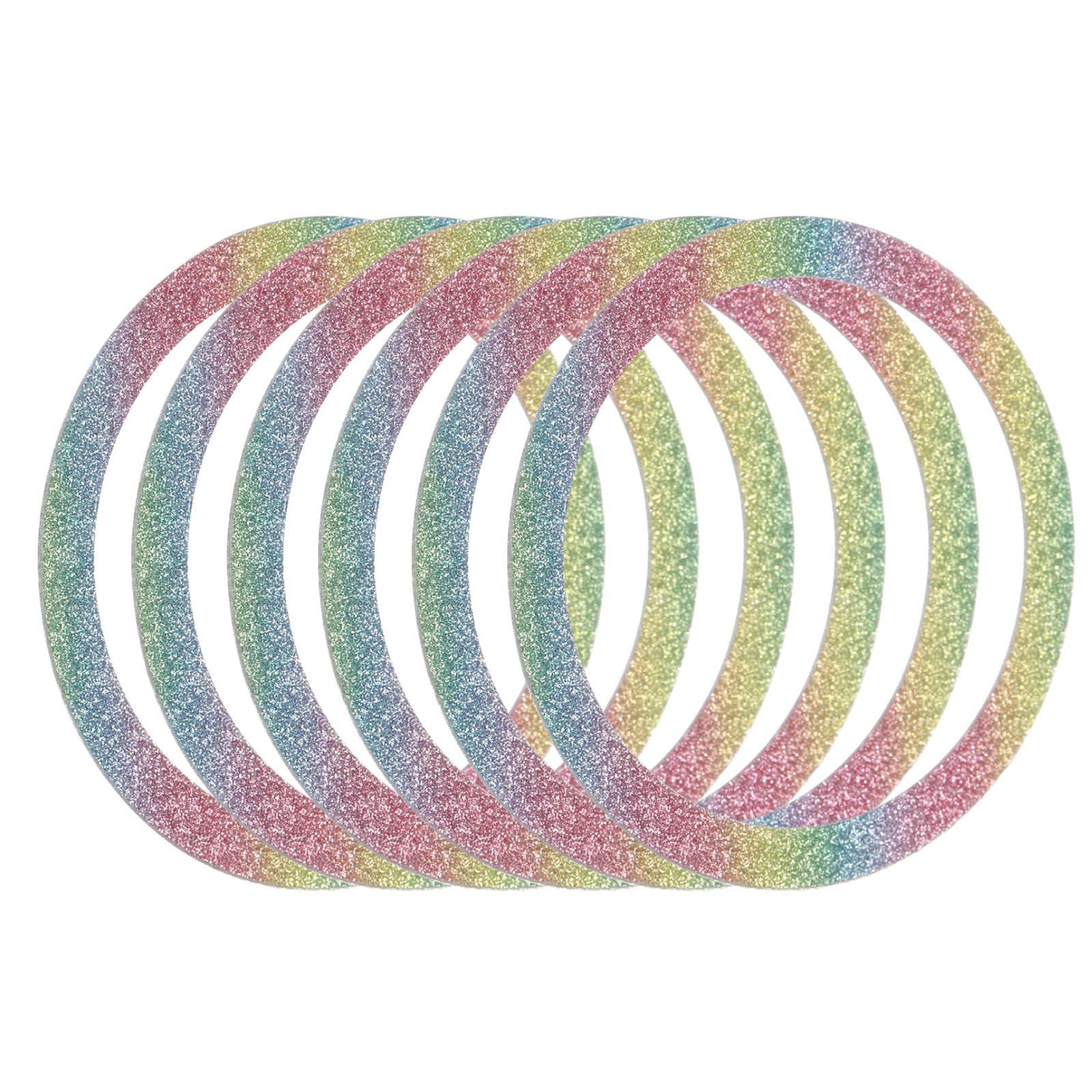 6Pcs Magnetic Adapter Ring, Magnetic Wireless Charger Conversion Kit, Multicolor