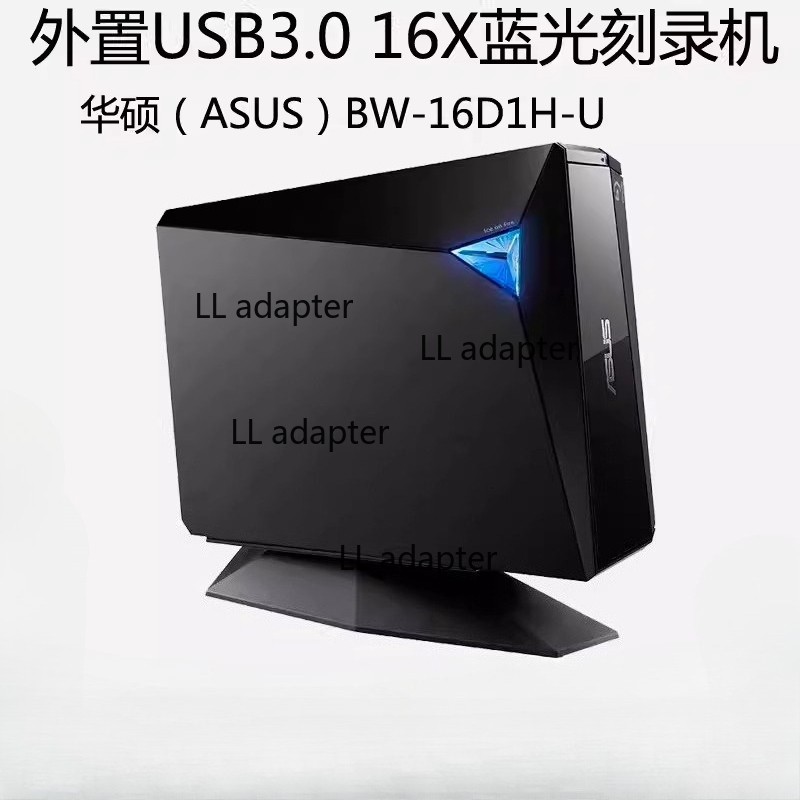 Asus BW-16D1H-U External Blu-ray Burner USB 3.0 Laptop Desktop BD DVD Drive