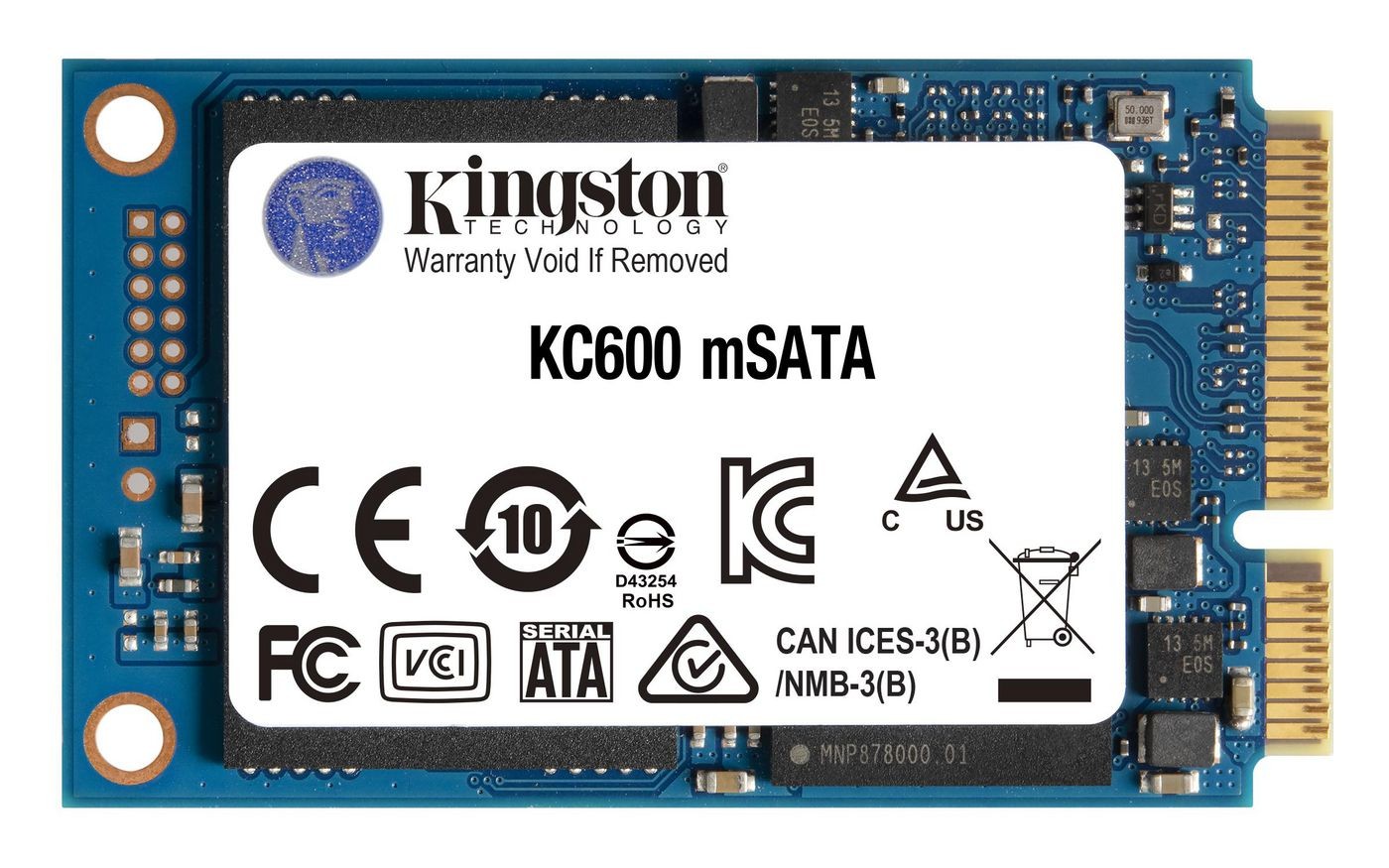 Kingston W126144172 SKC600MS_256G Technology KC600 mSATA 256GB Serial ATA ~E~