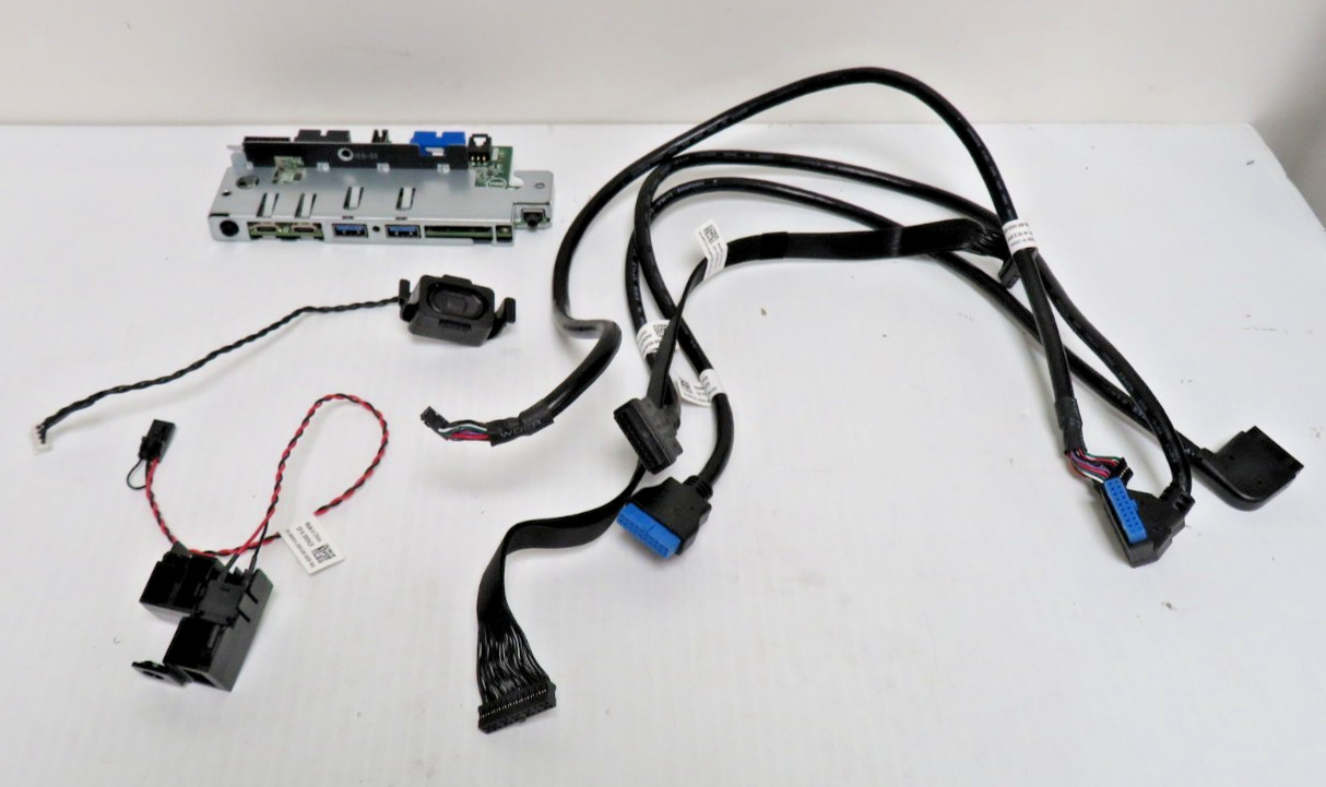 Dell Precision 5820 7820 Front I/O Panel with all Cables PK133 8NFPN 08NFPN