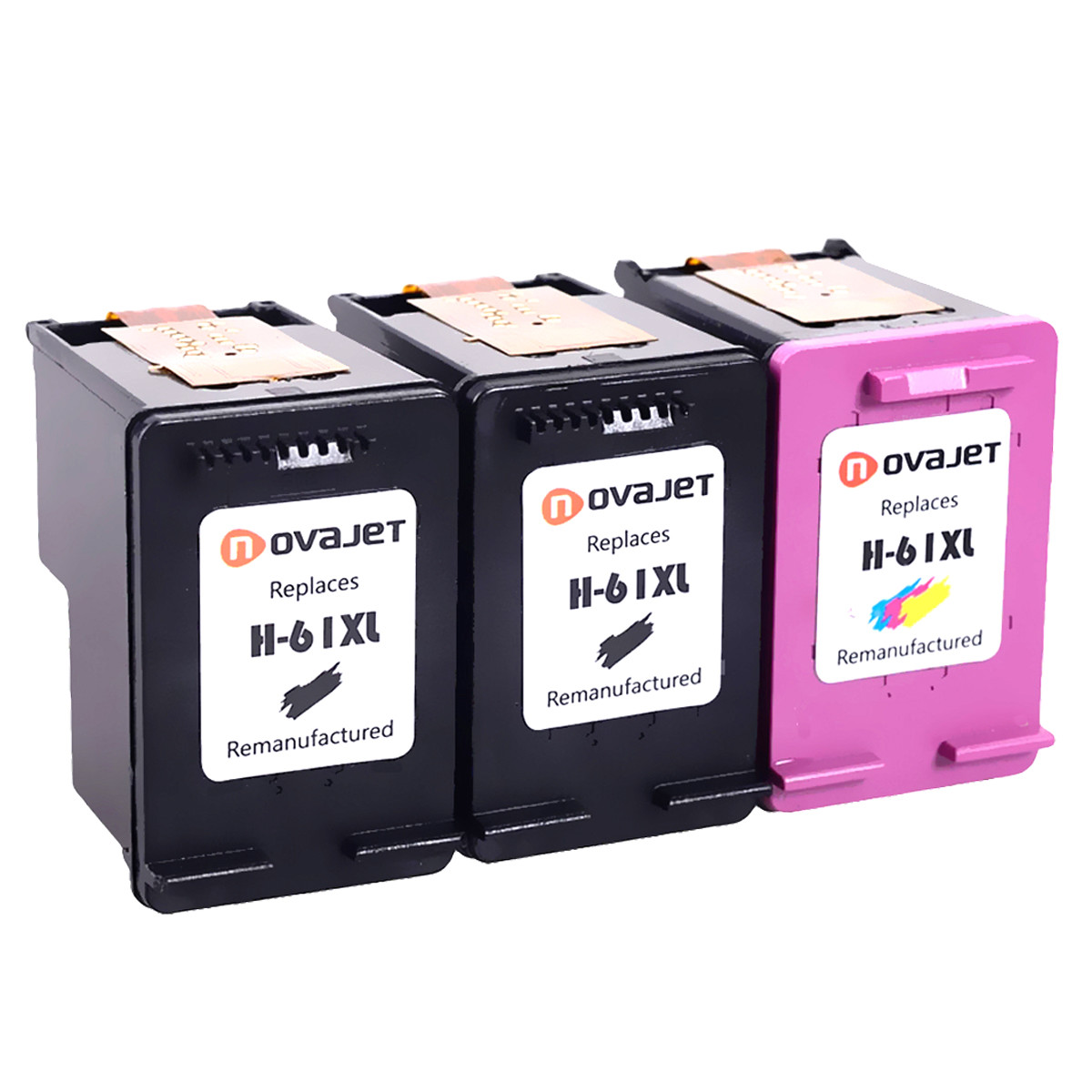 3PK For HP 61XL Black Color Ink Cartridge HP Deskjet 2050 2510 2542 3000  3050