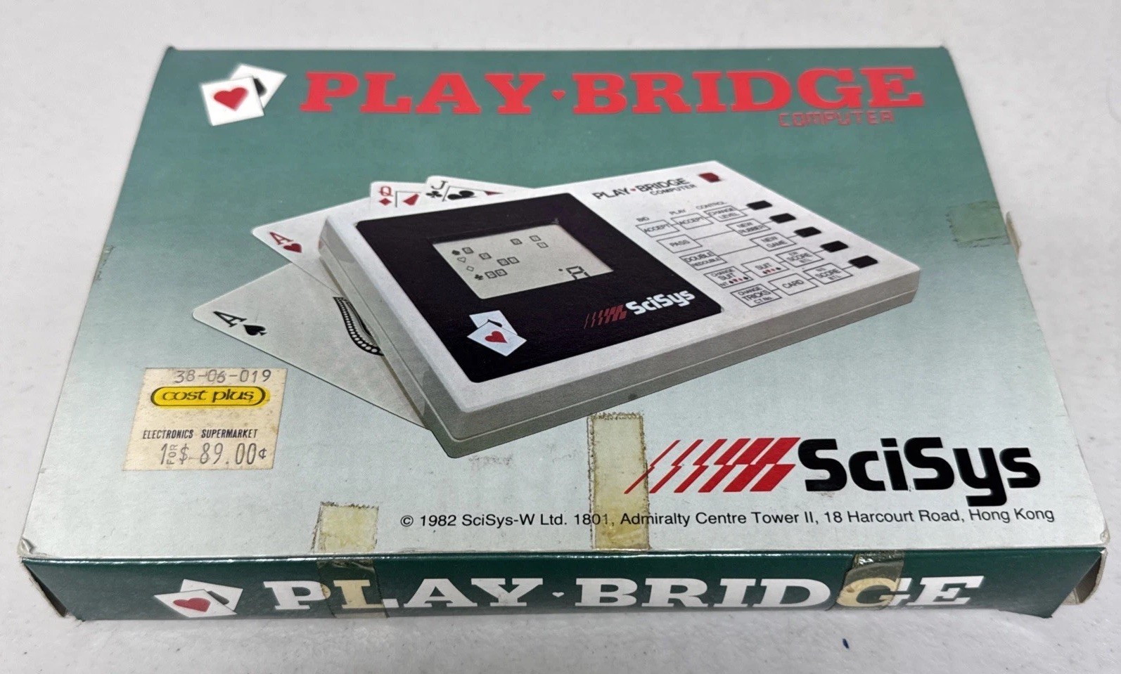 Vintage 1982 Scisys Play Bridge Computer Tested 