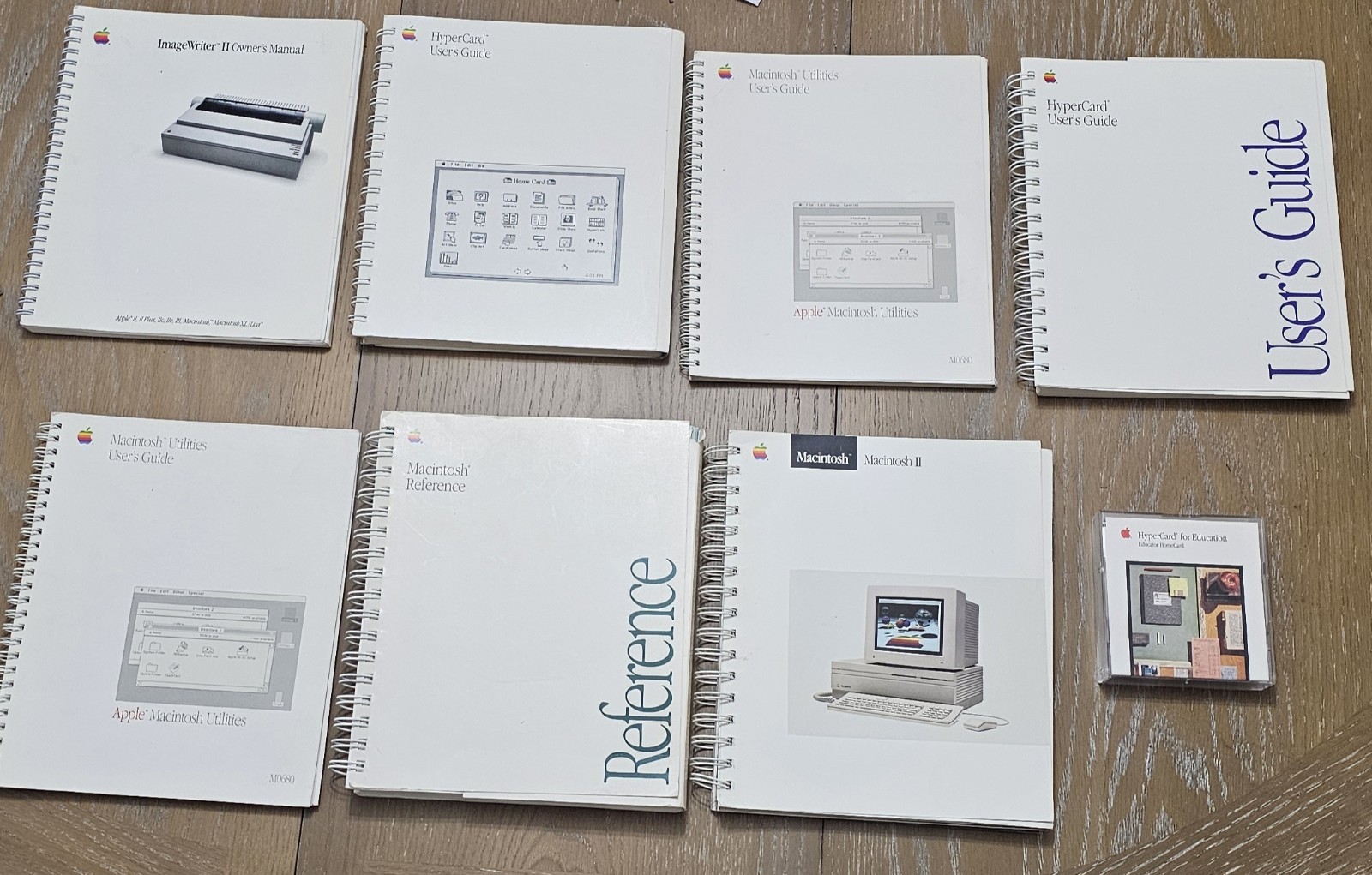 Apple Software Manuals Vintage 80's 90's Mac Original Rare Apple Macintosh 