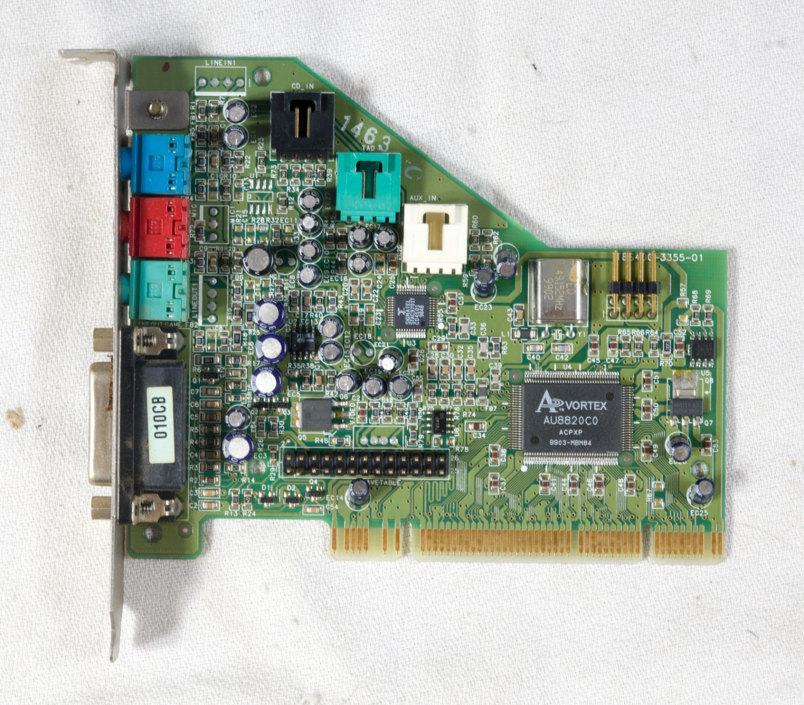 Vintage Turtle Beach Vortex TB400-3355-01 Sound Card PCI ISAP24