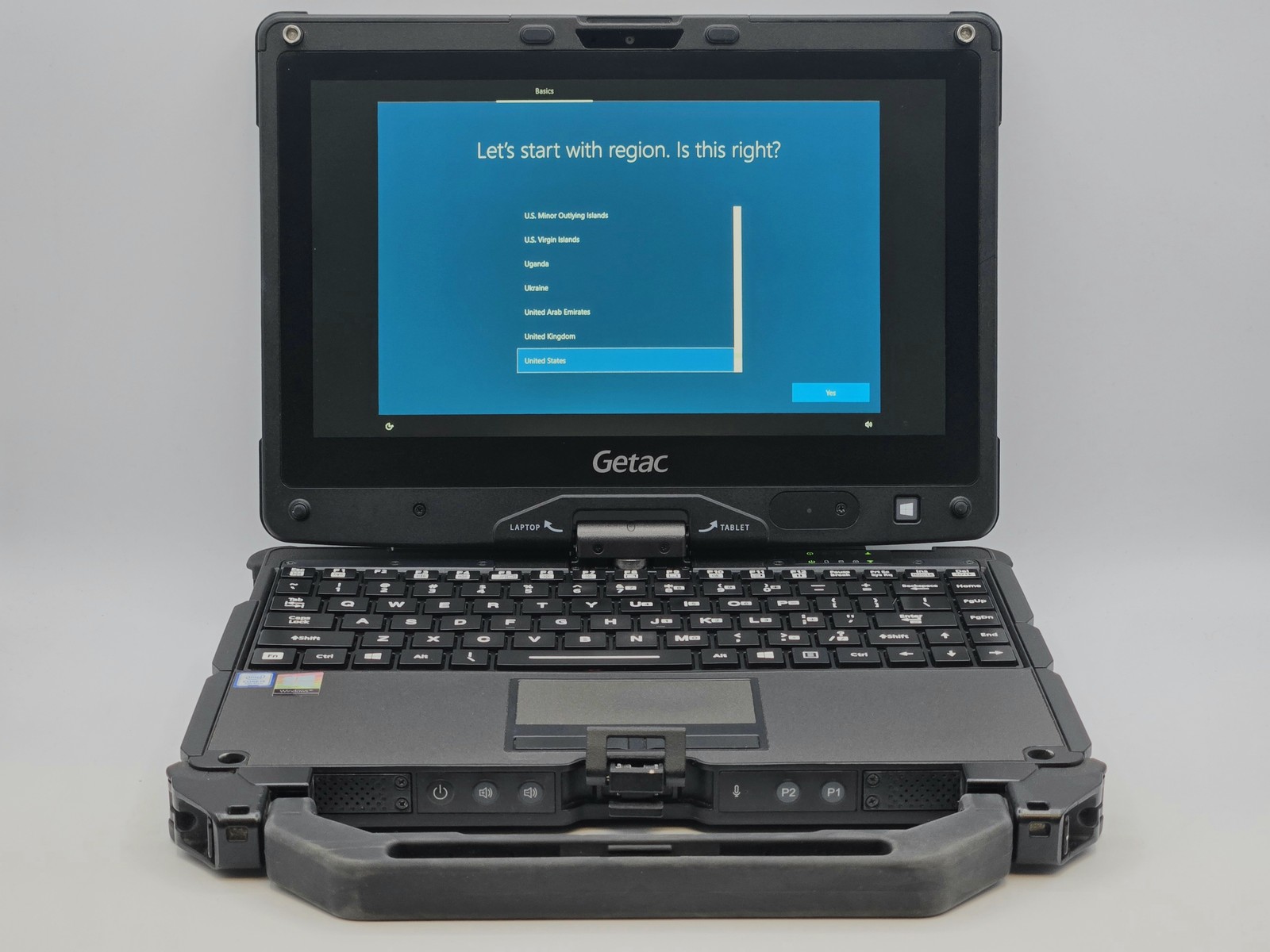 Getac V110G4 2-in-1 11" HD Touch I5-7200U 256GB SSD 16GB W10 Pro Webcam *READ*